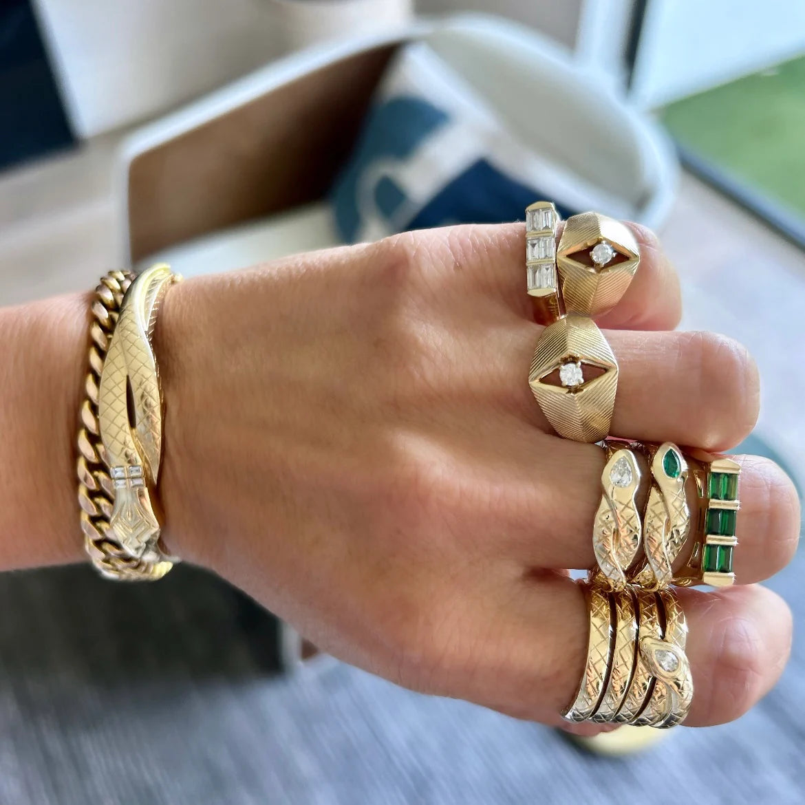 Sophia Serpent Bangle