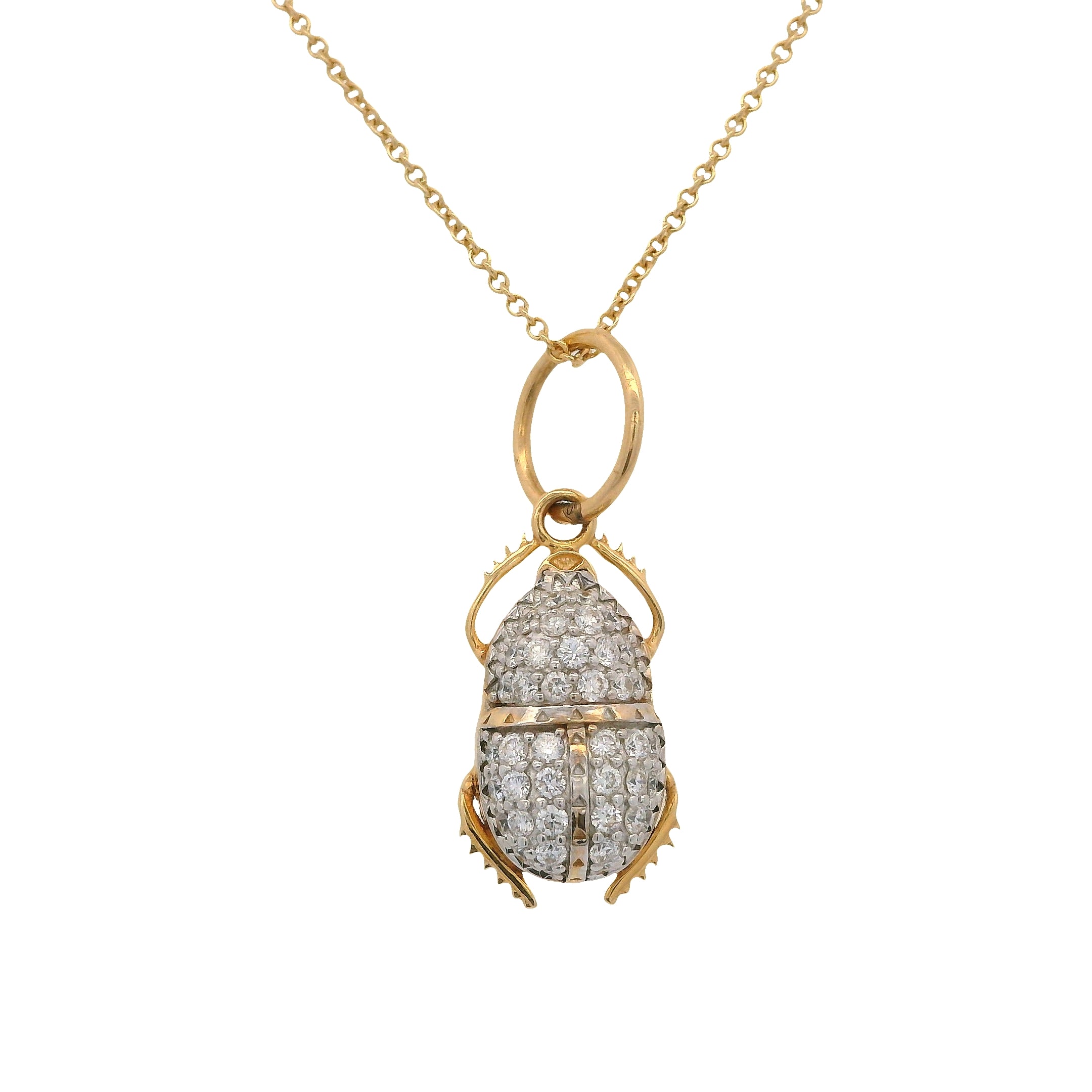Diamond Beetle Charm