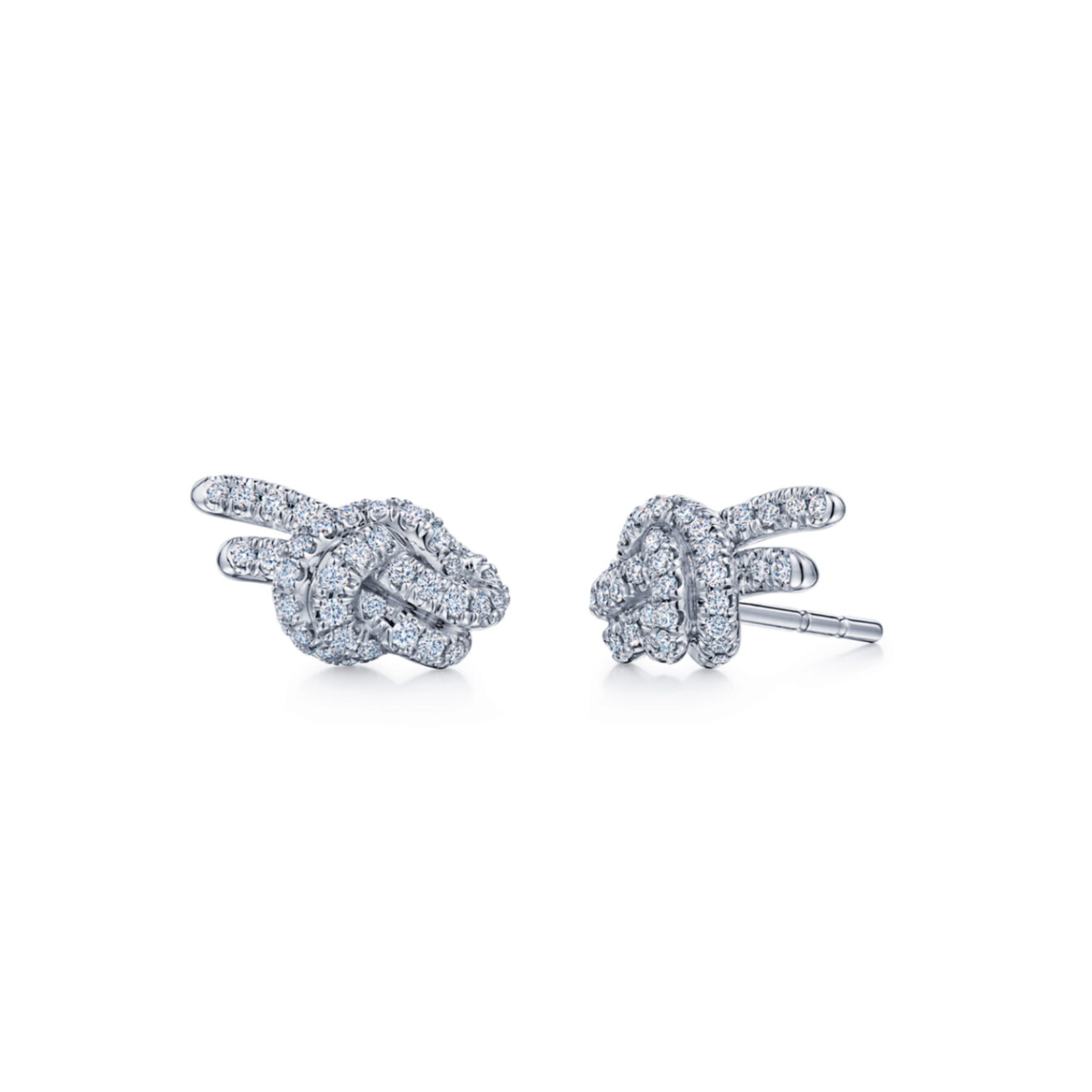 Entwine Petite Diamond Stud Earrings