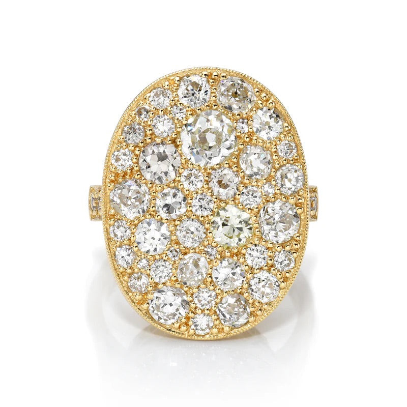 Large Oval Cobblestone Ring
