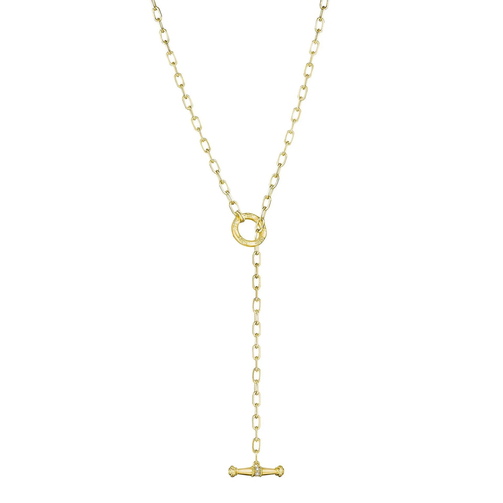 Flat Link Toggle Necklace