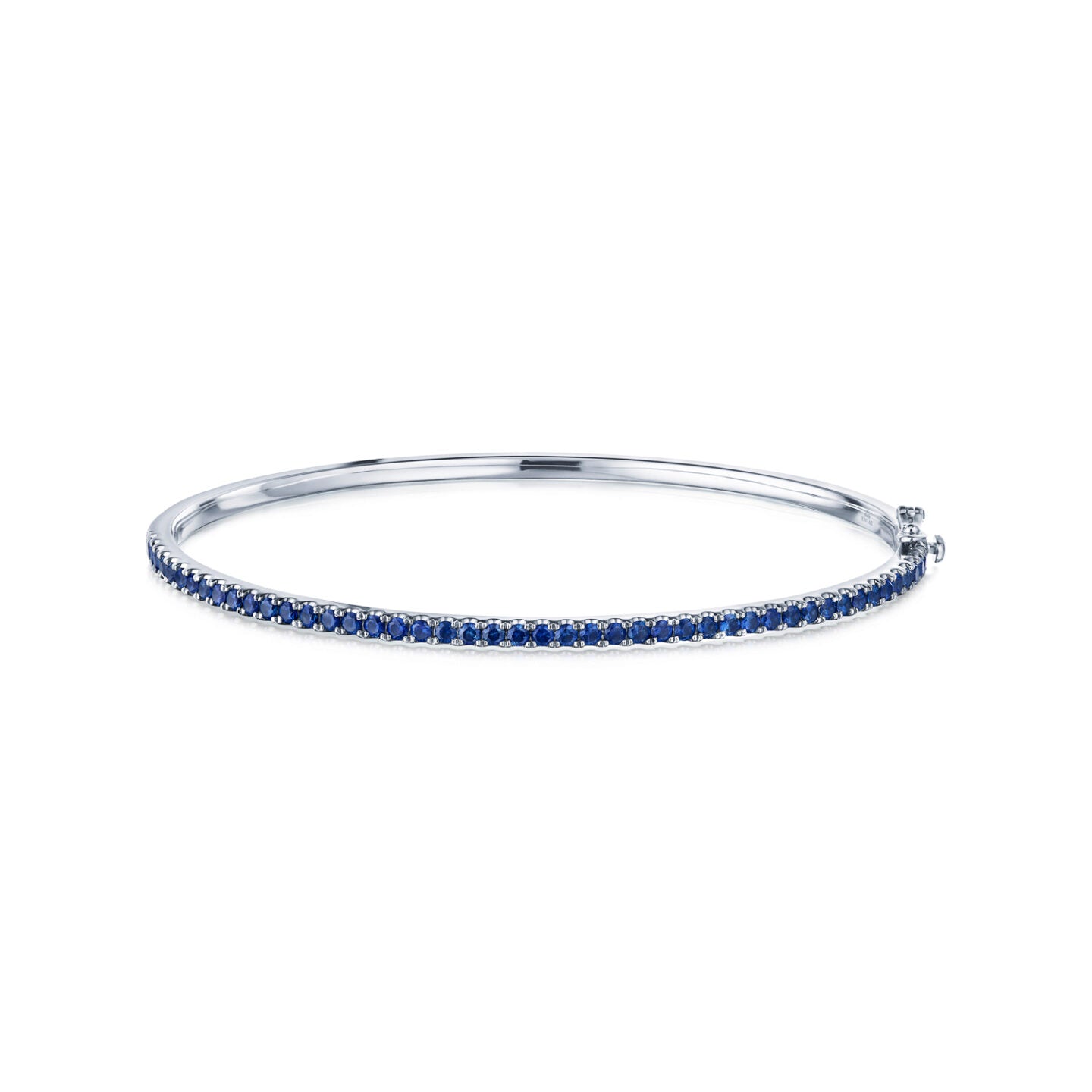 Stackable Slim Sapphire Bangle