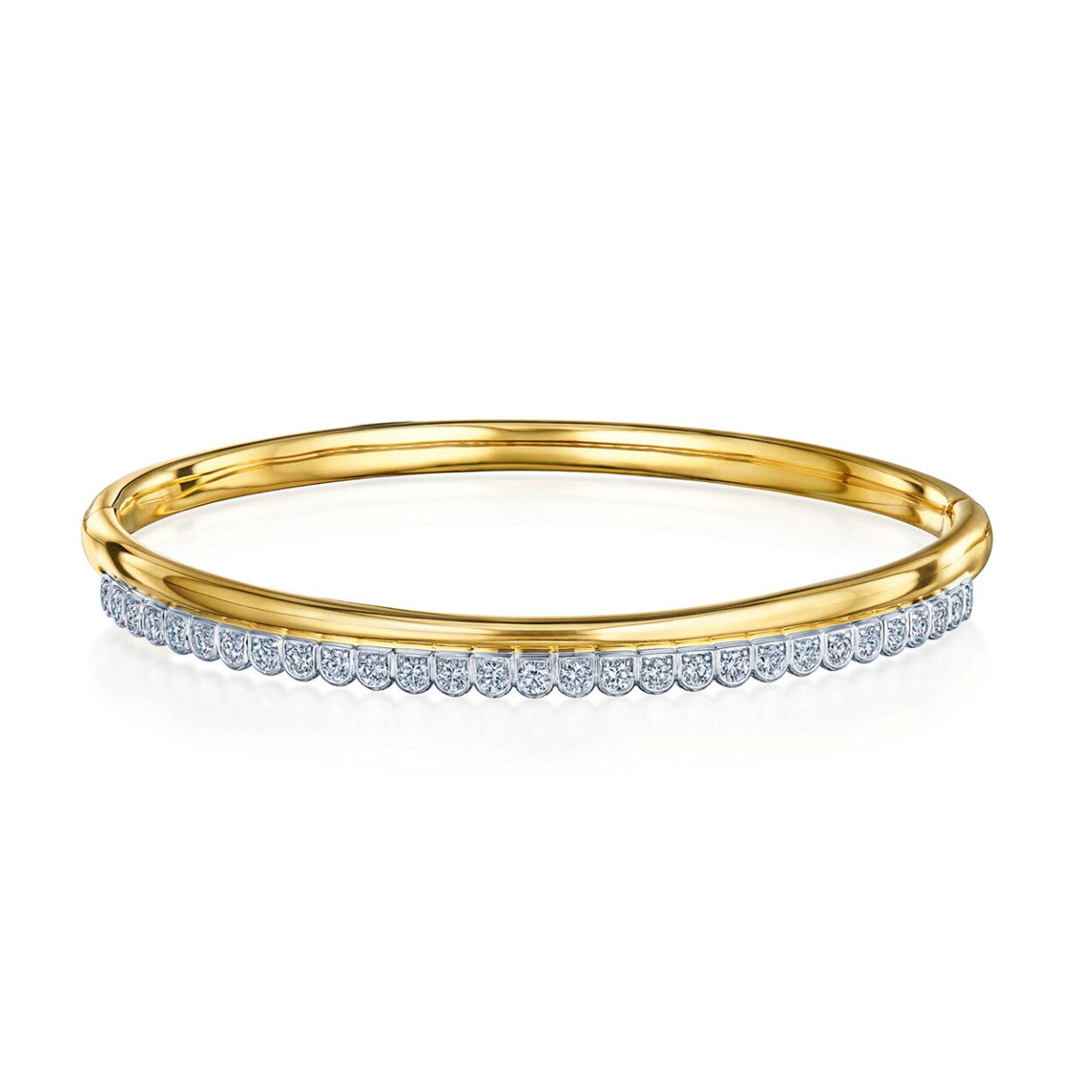 Sirena Bangle with Diamonds