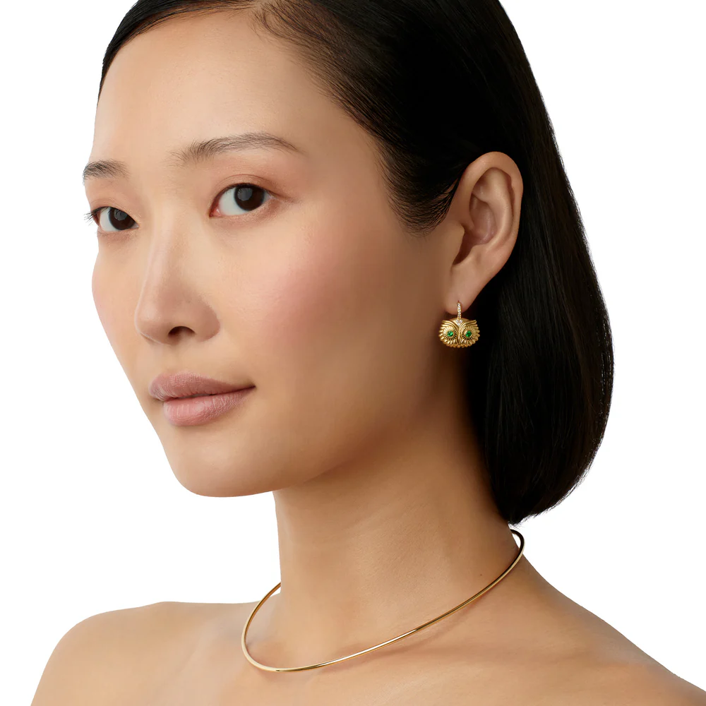 18K Halo Collar