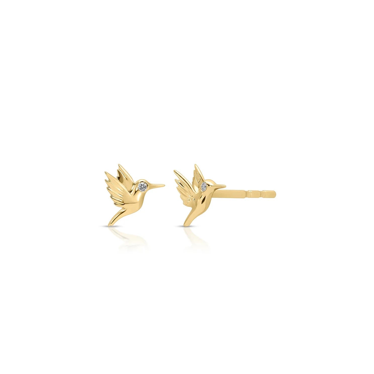 Mini Hummingbird Stud Earrings