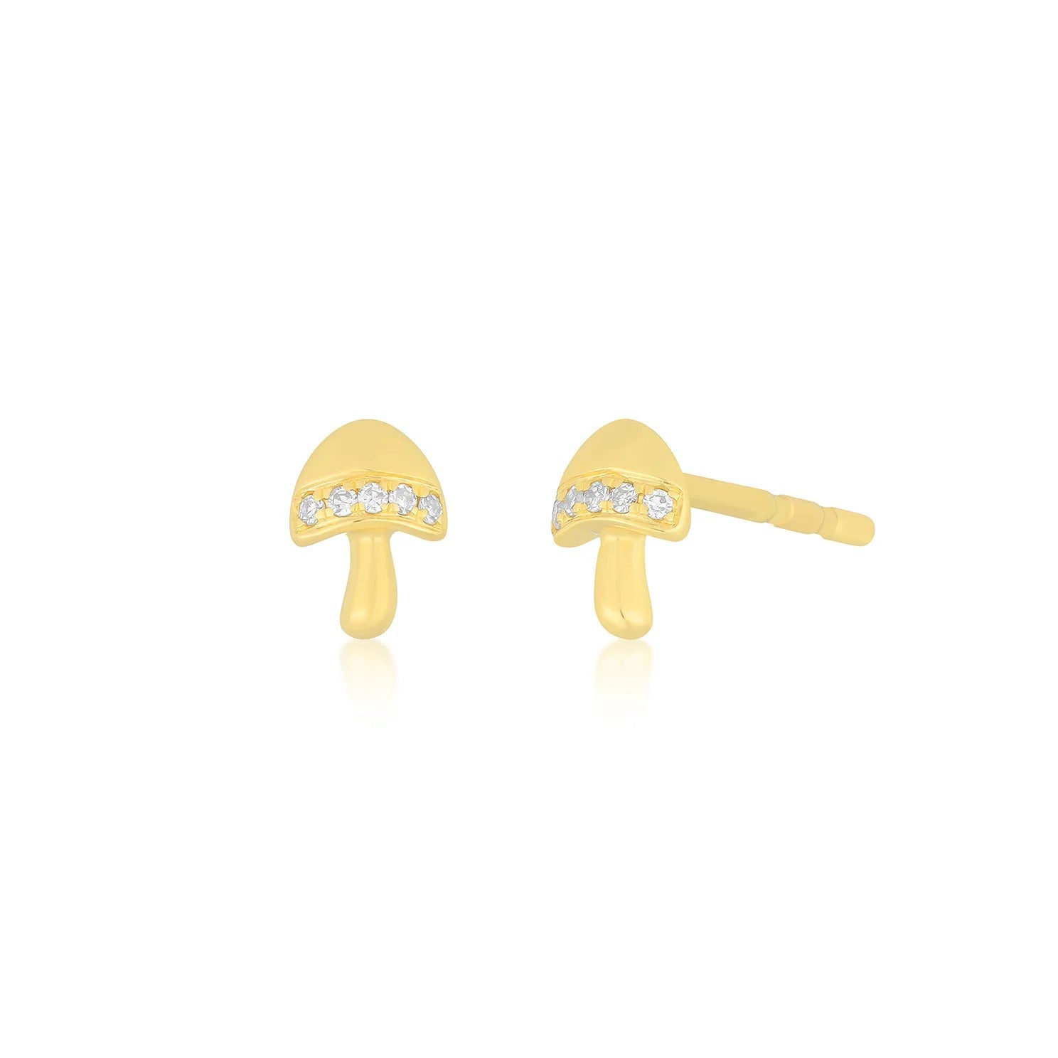 Mini Magic Mushroom Stud Earrings