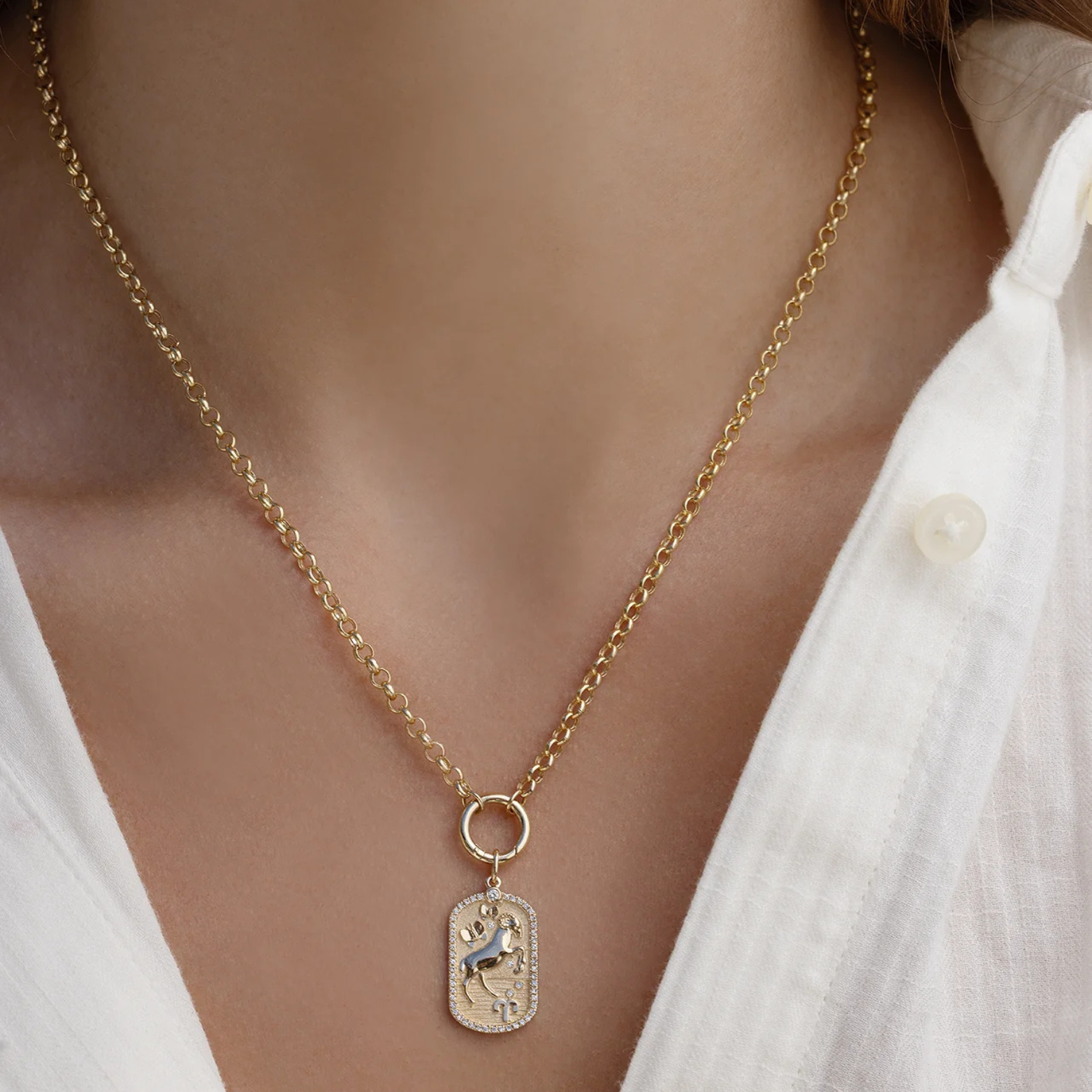 Rolo Chain Enhanced Necklace