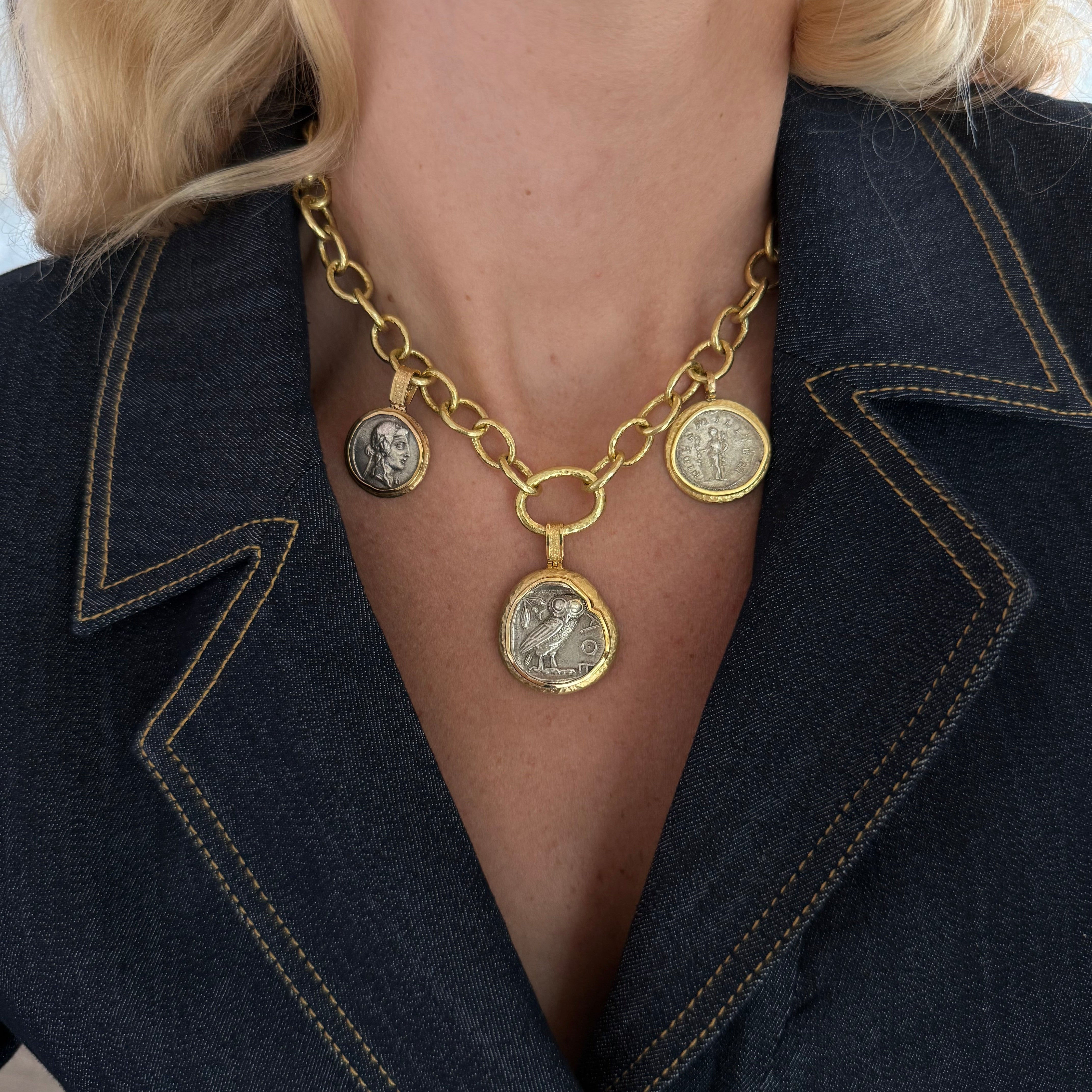 Bacchus Coin Enhancer Pendant