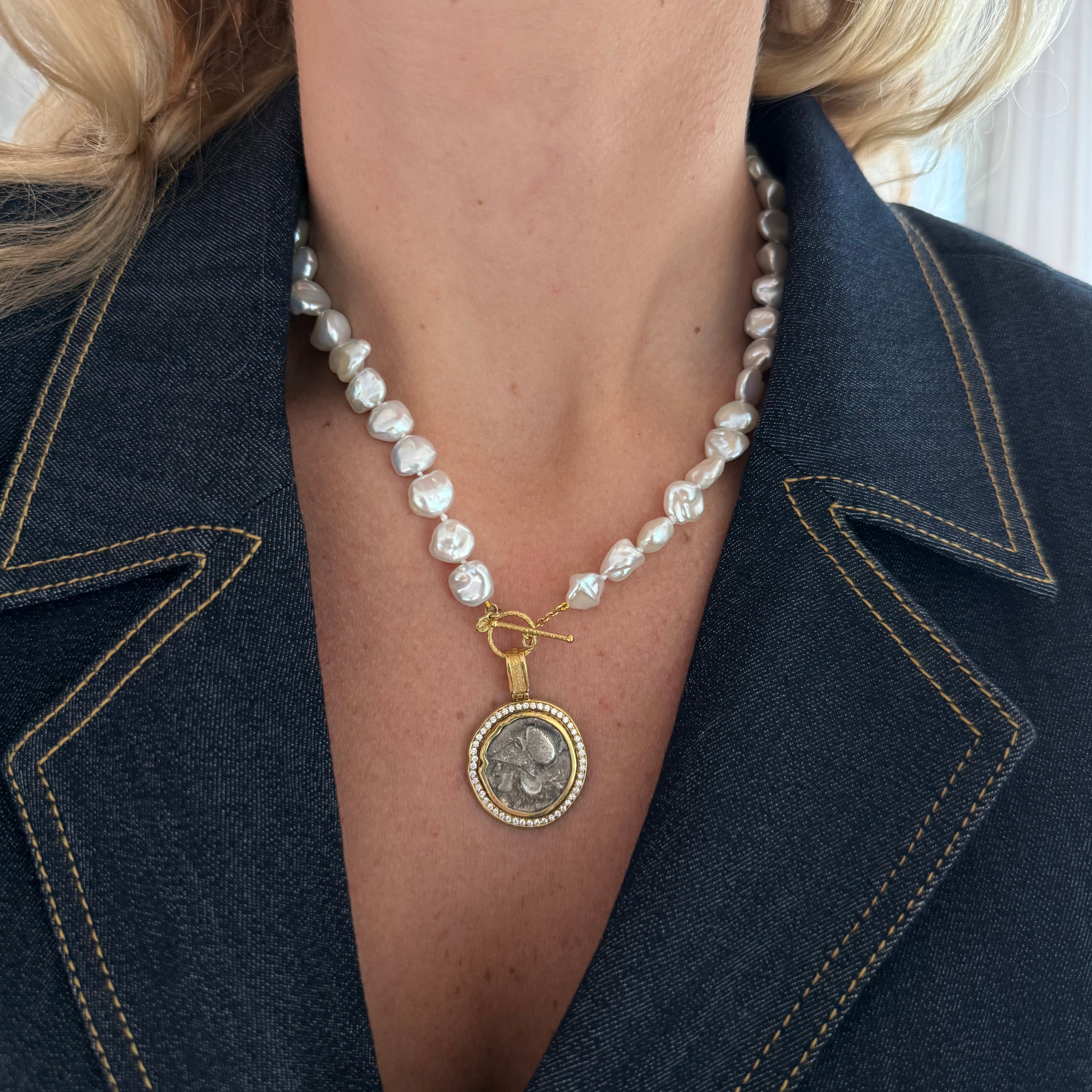 Freshwater Biwa Pearl Necklace