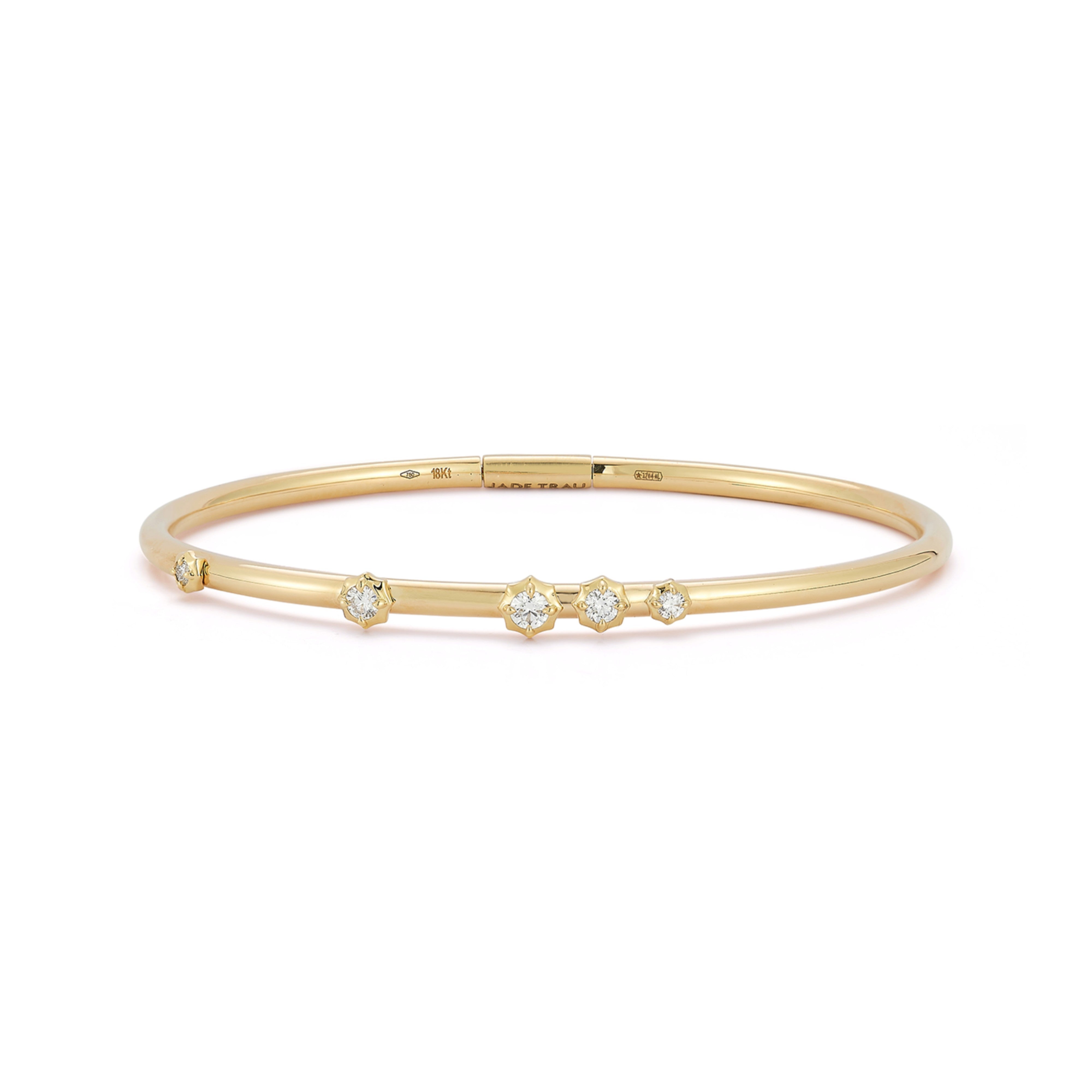 Constellation Diamond Plié Bangle