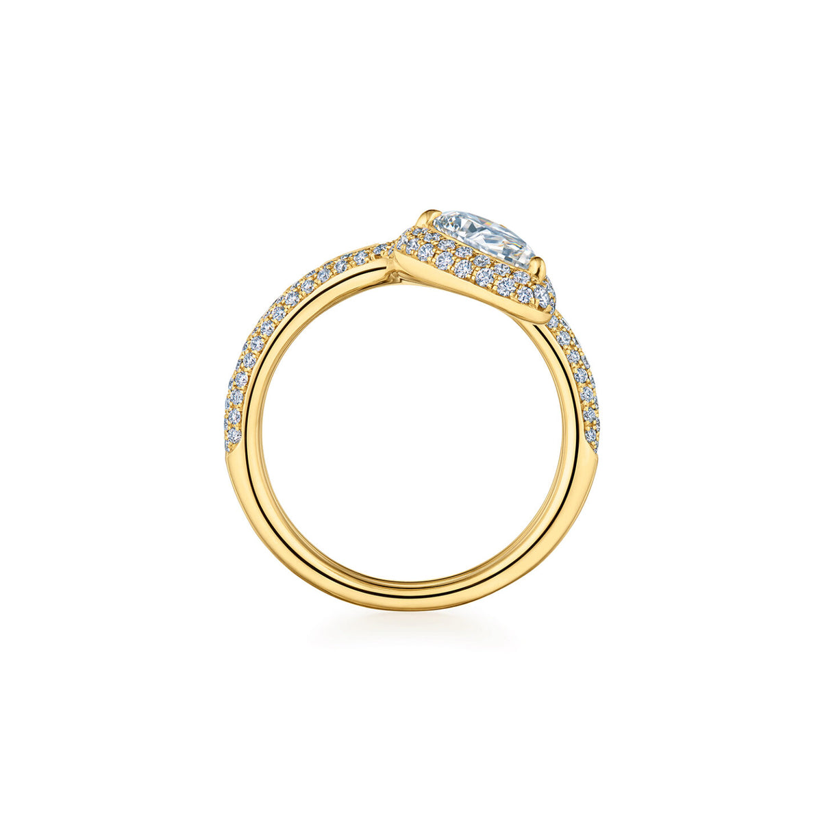 Diamond Snake Ring