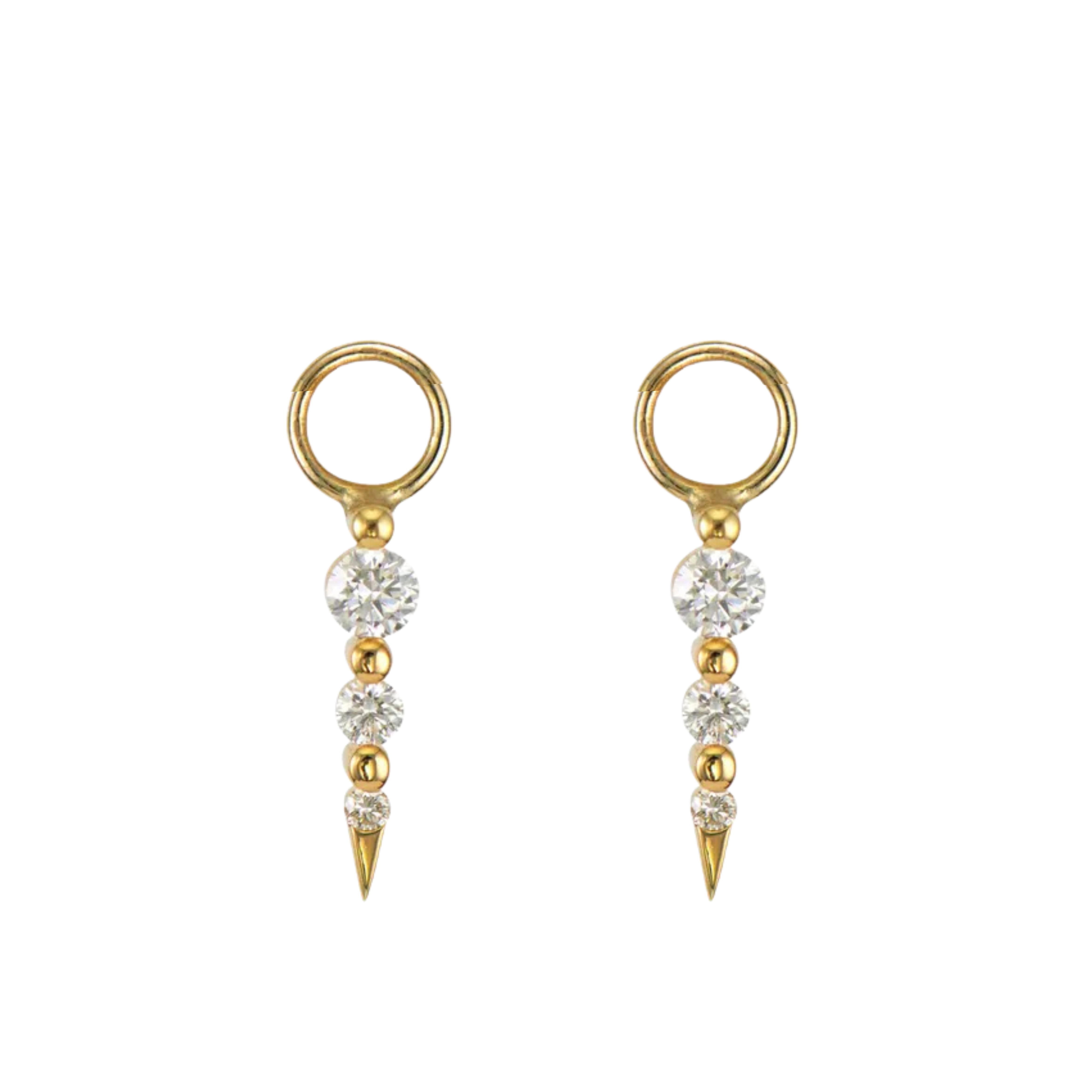 Sari Diamond Dagger Earring Charms