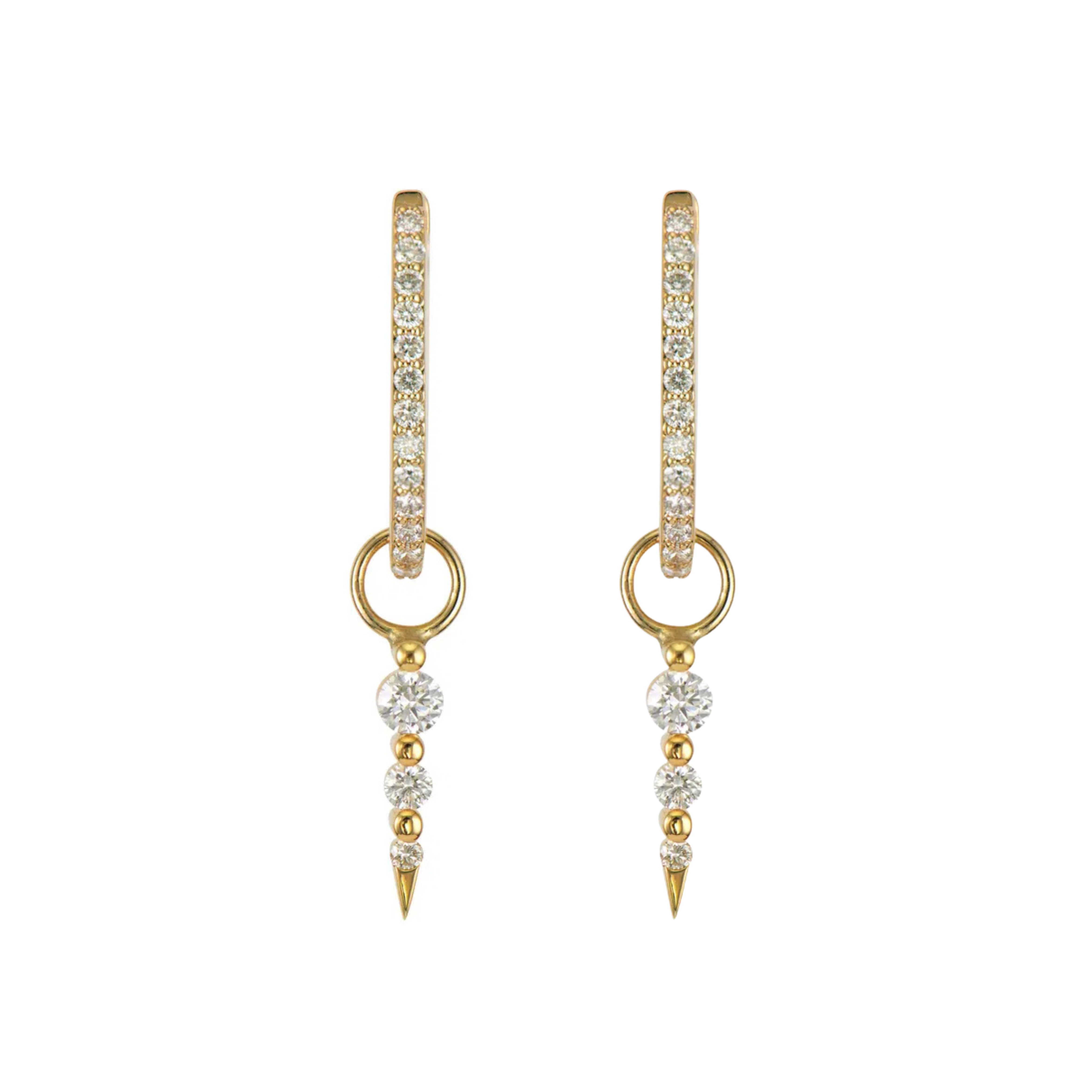 Sari Diamond Dagger Earring Charms