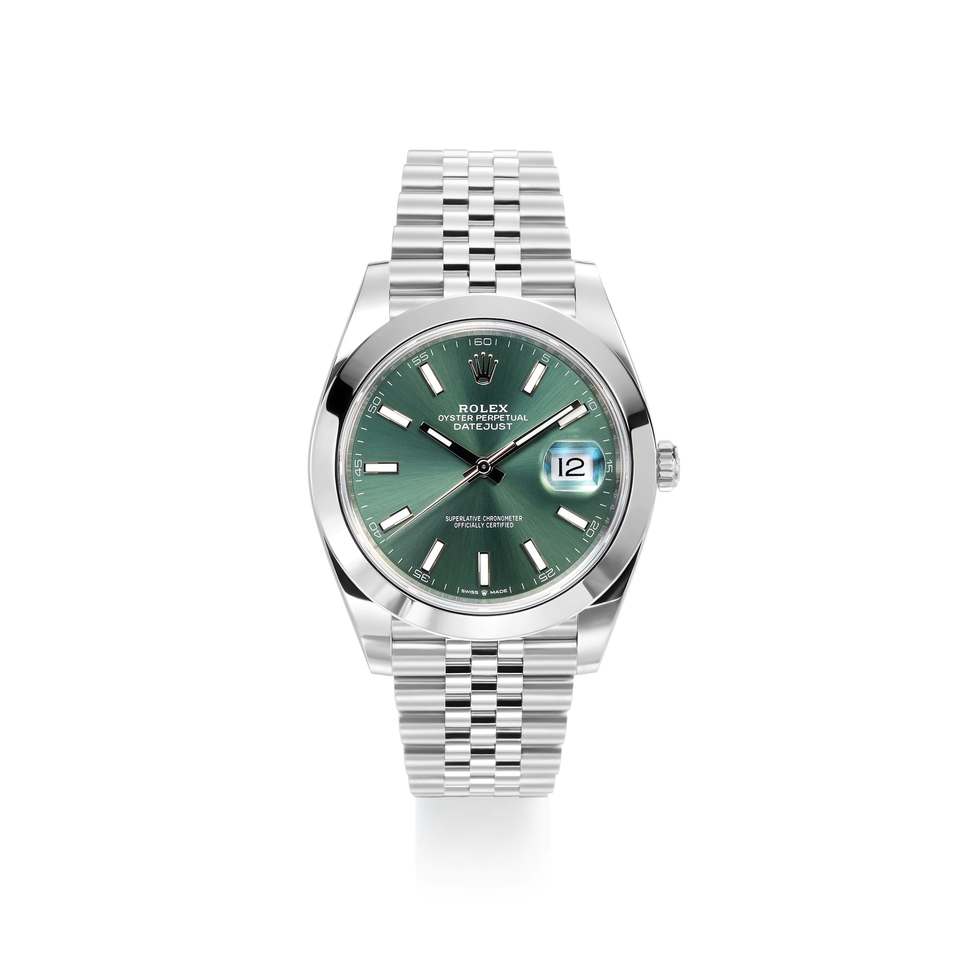 2024 Rolex Datejust 41MM Green Dial Jubilee Bracelet (126300)