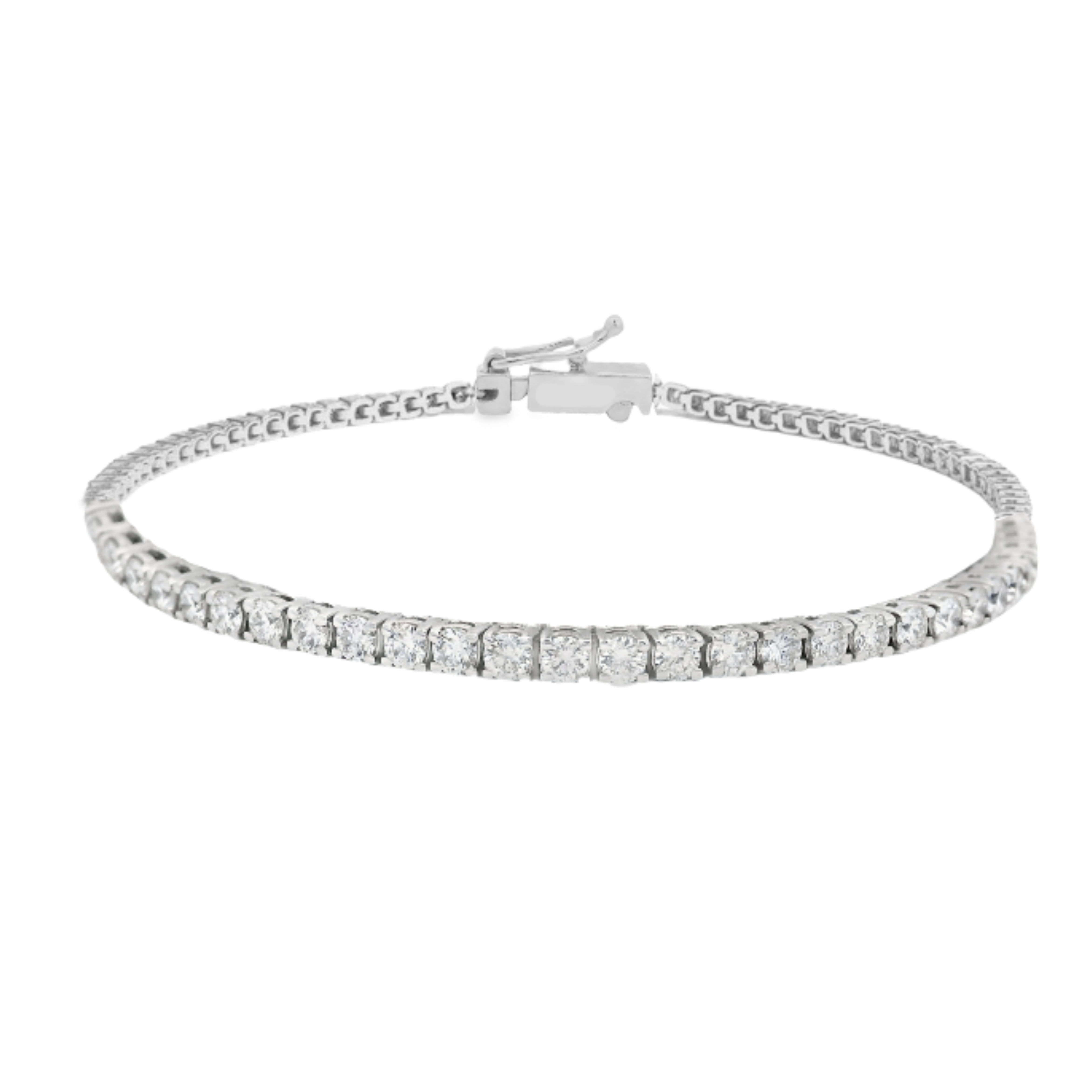 2.09ctw Round Diamond Tennis Bracelet