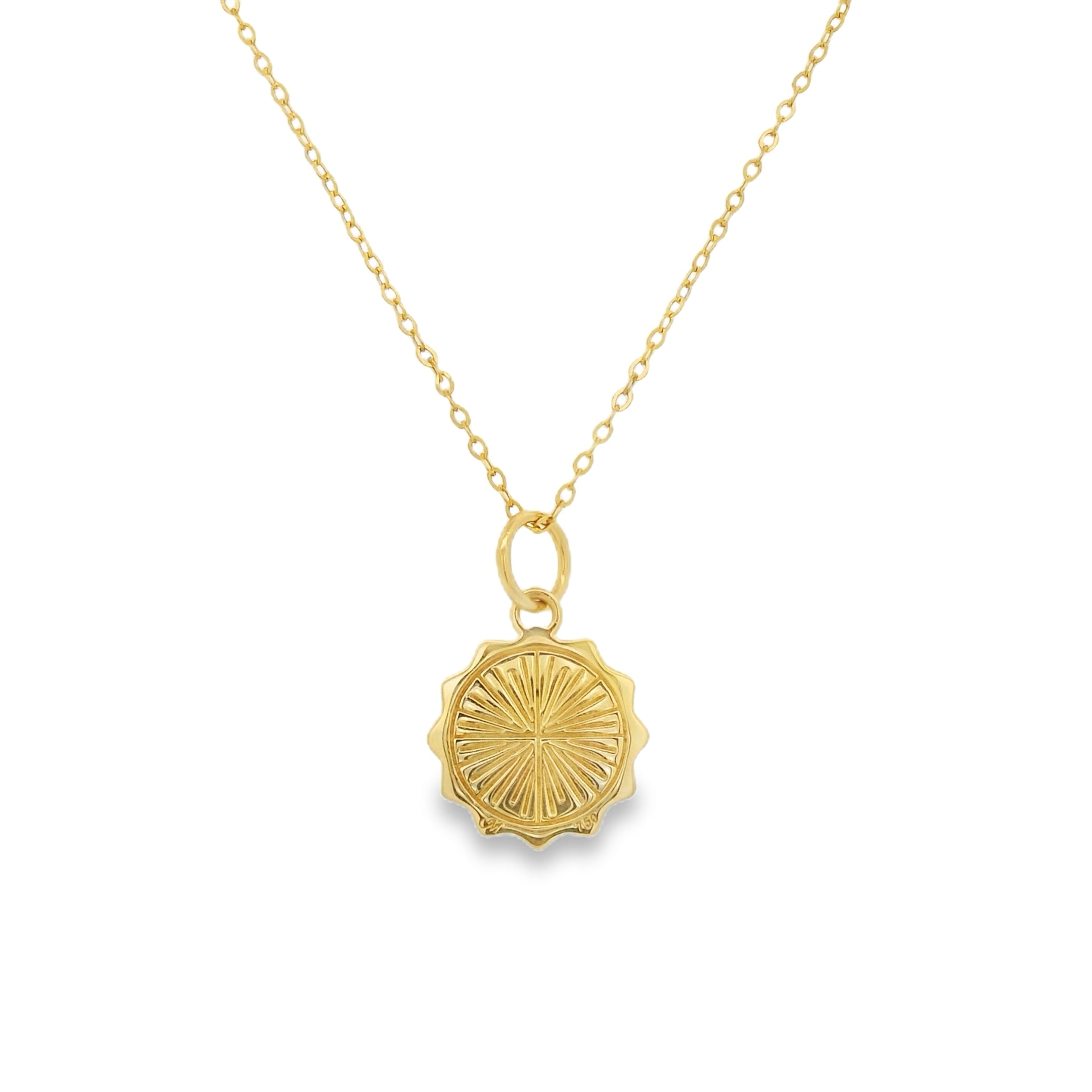 "Happiness" Sun Charm Necklace