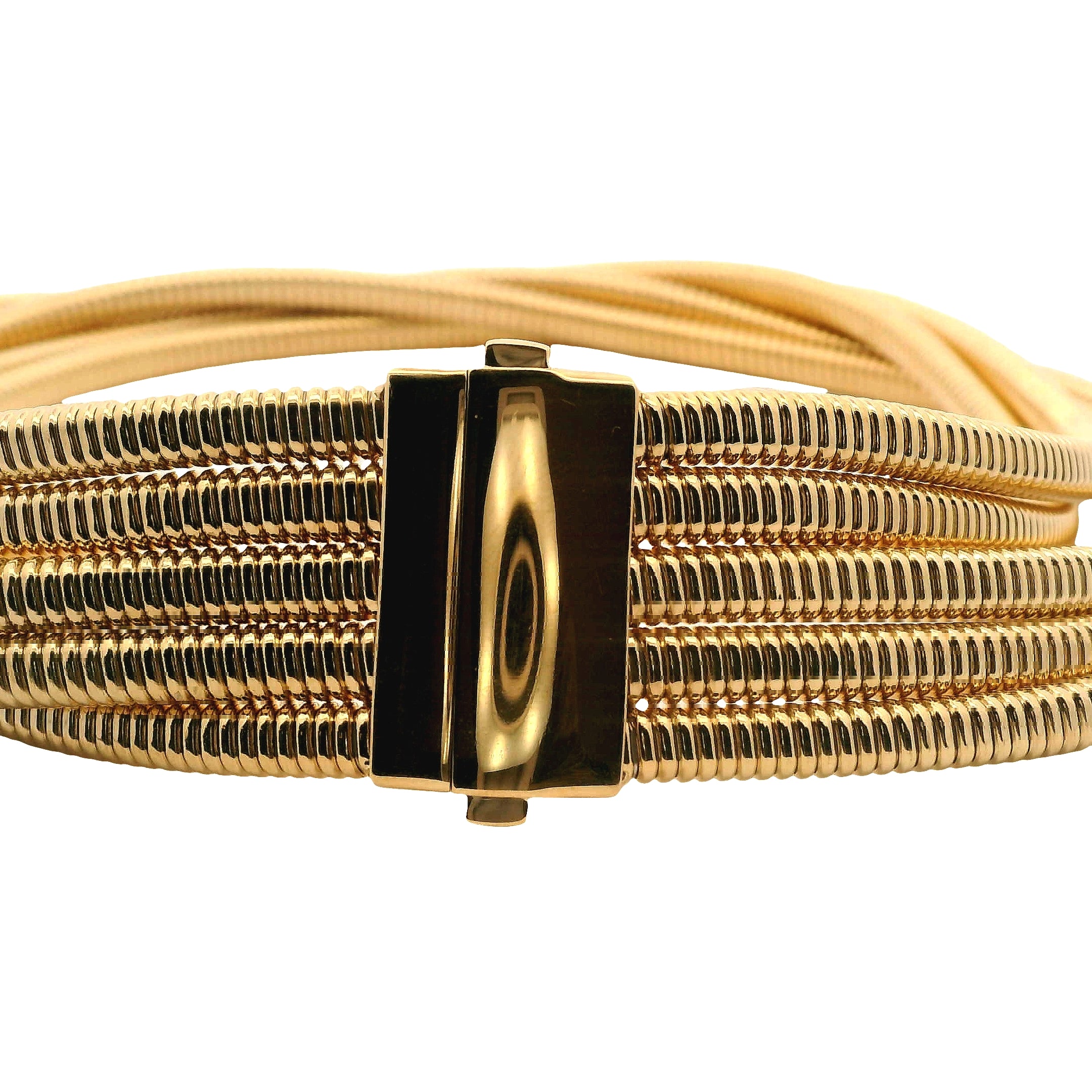 Convertible Layered Coil Necklace / Bracelet