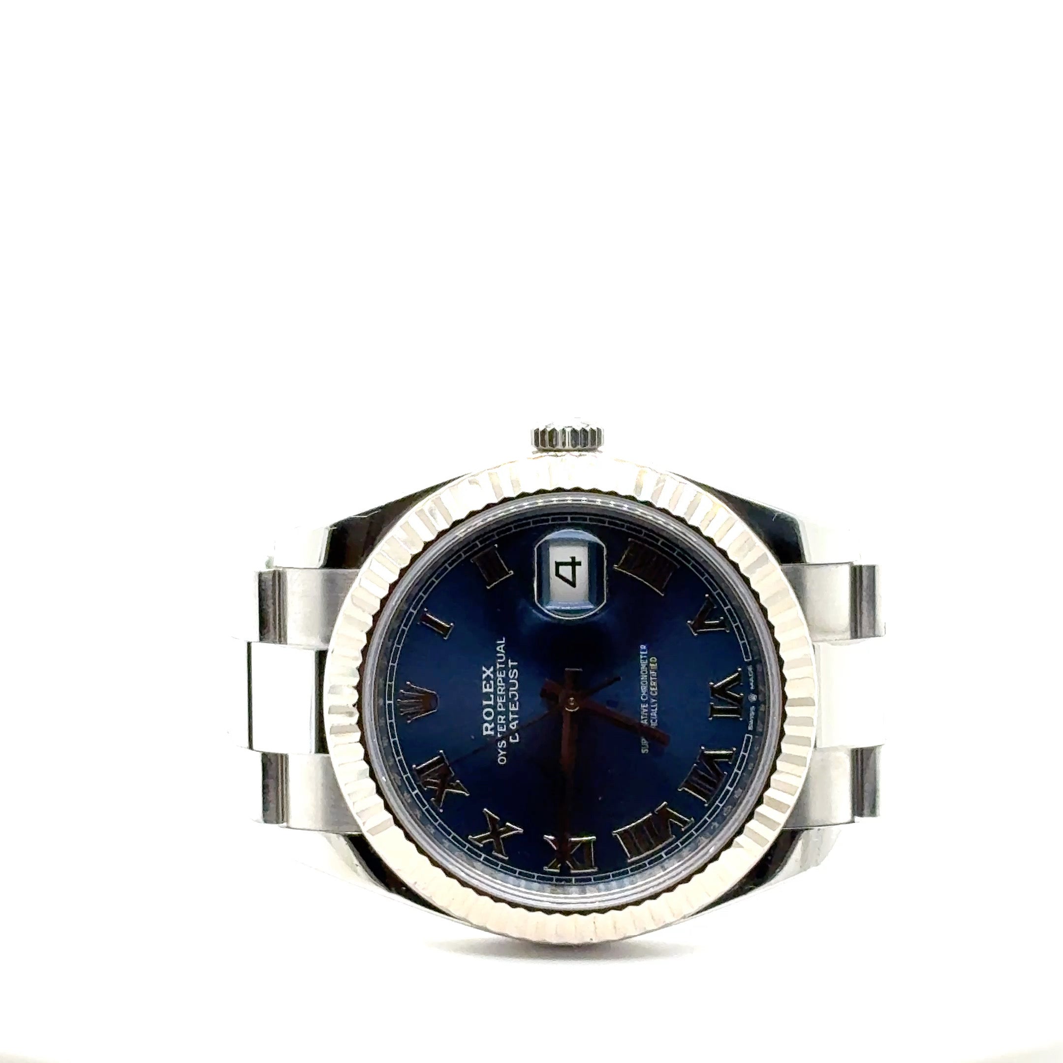 Datejust 41mm Blue Dial Rolex Watch (126334)
