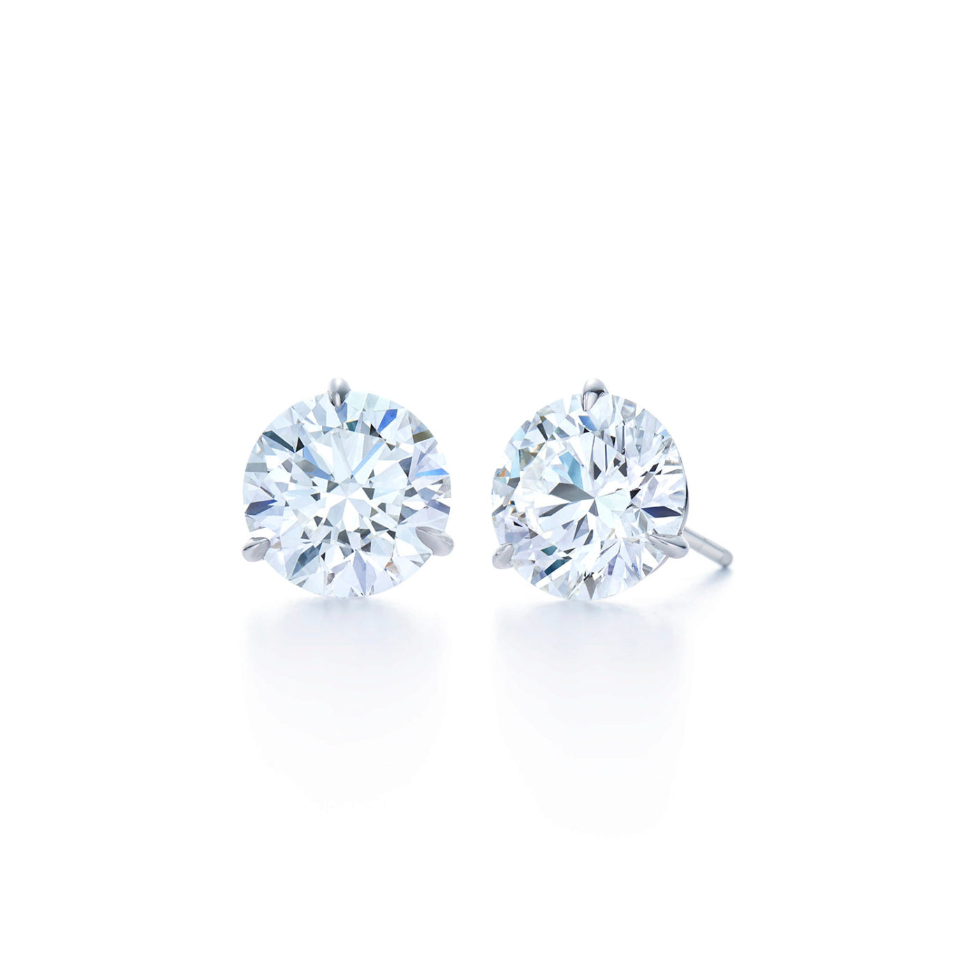 1.63ctw Round Brilliant Diamond Stud Earrings