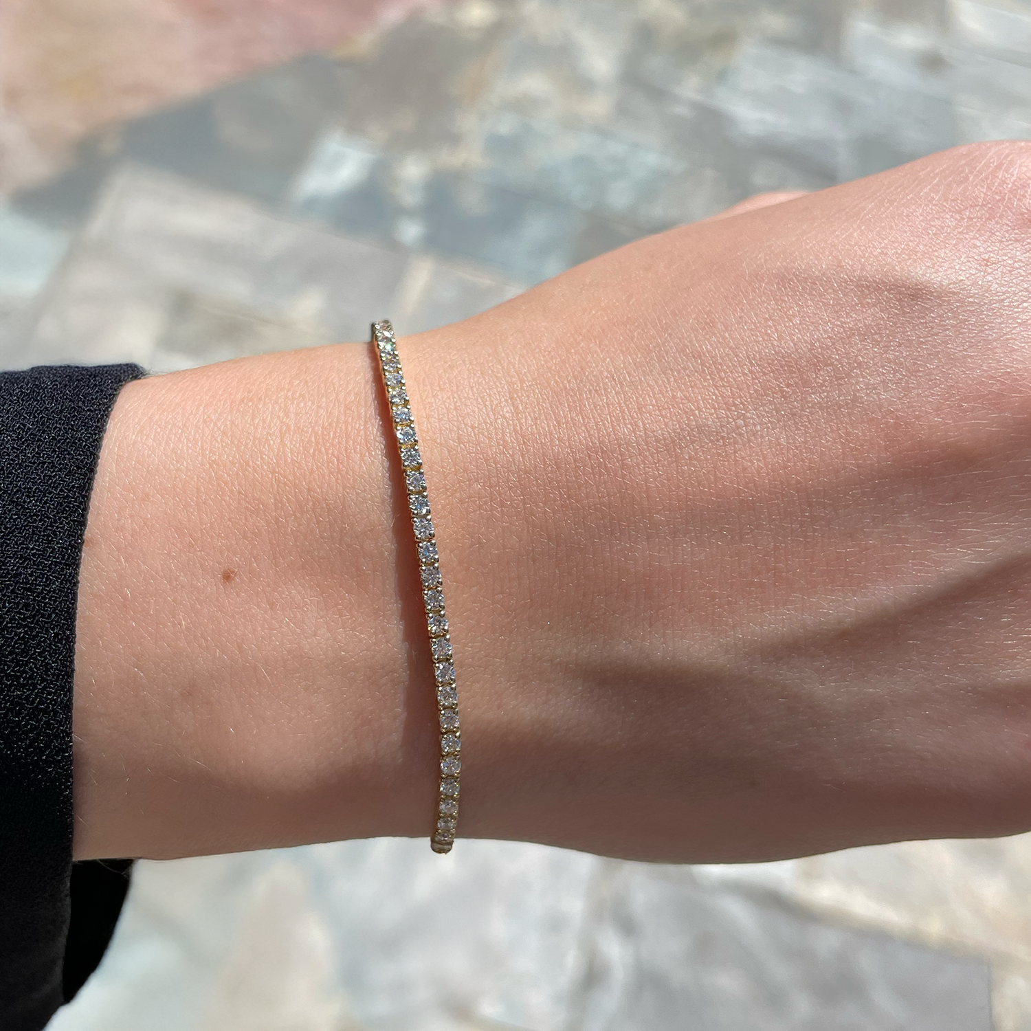 2.03ctw Round Diamond Tennis Bracelet