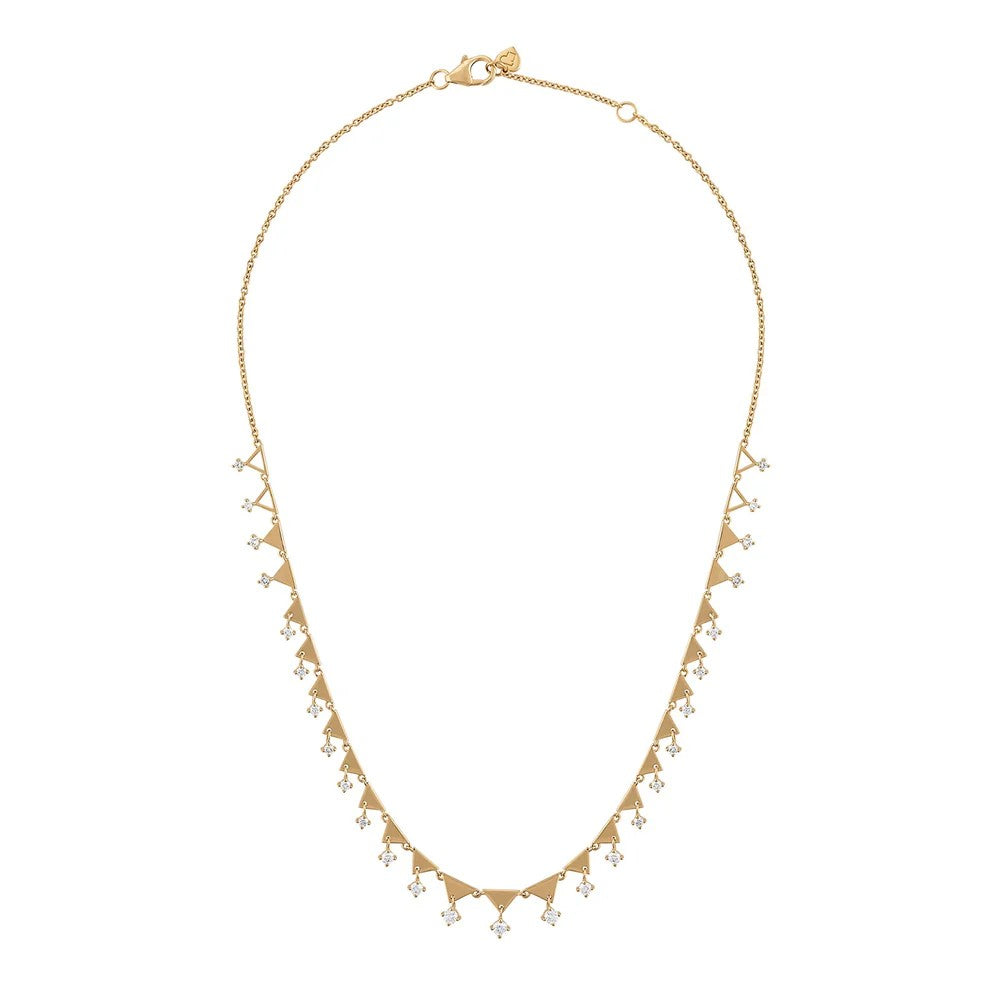 Shine Diamond Collar Necklace