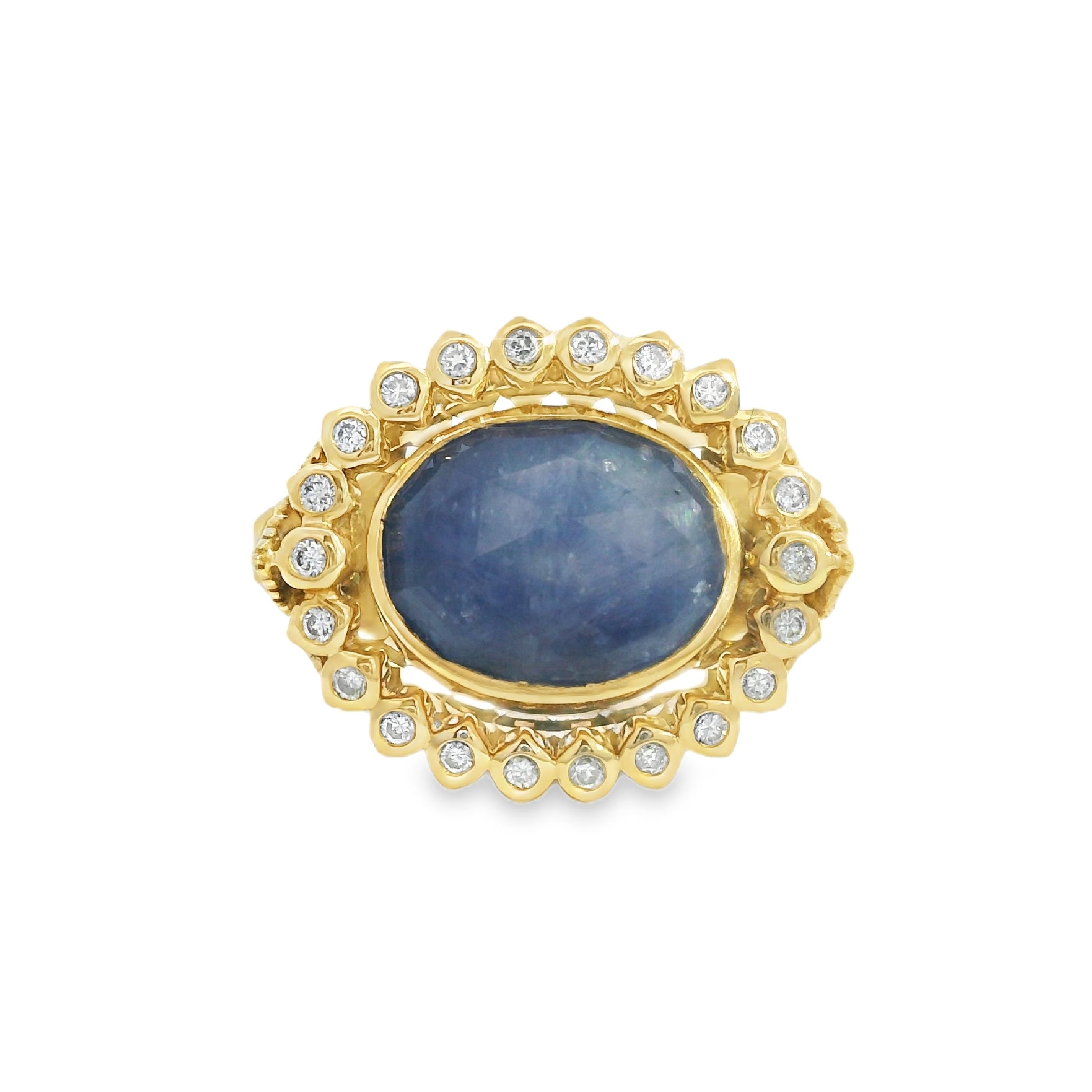 Double Sided Peacock Flip Ring