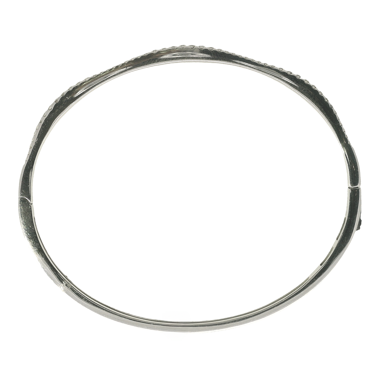 Scalloped Diamond Bangle