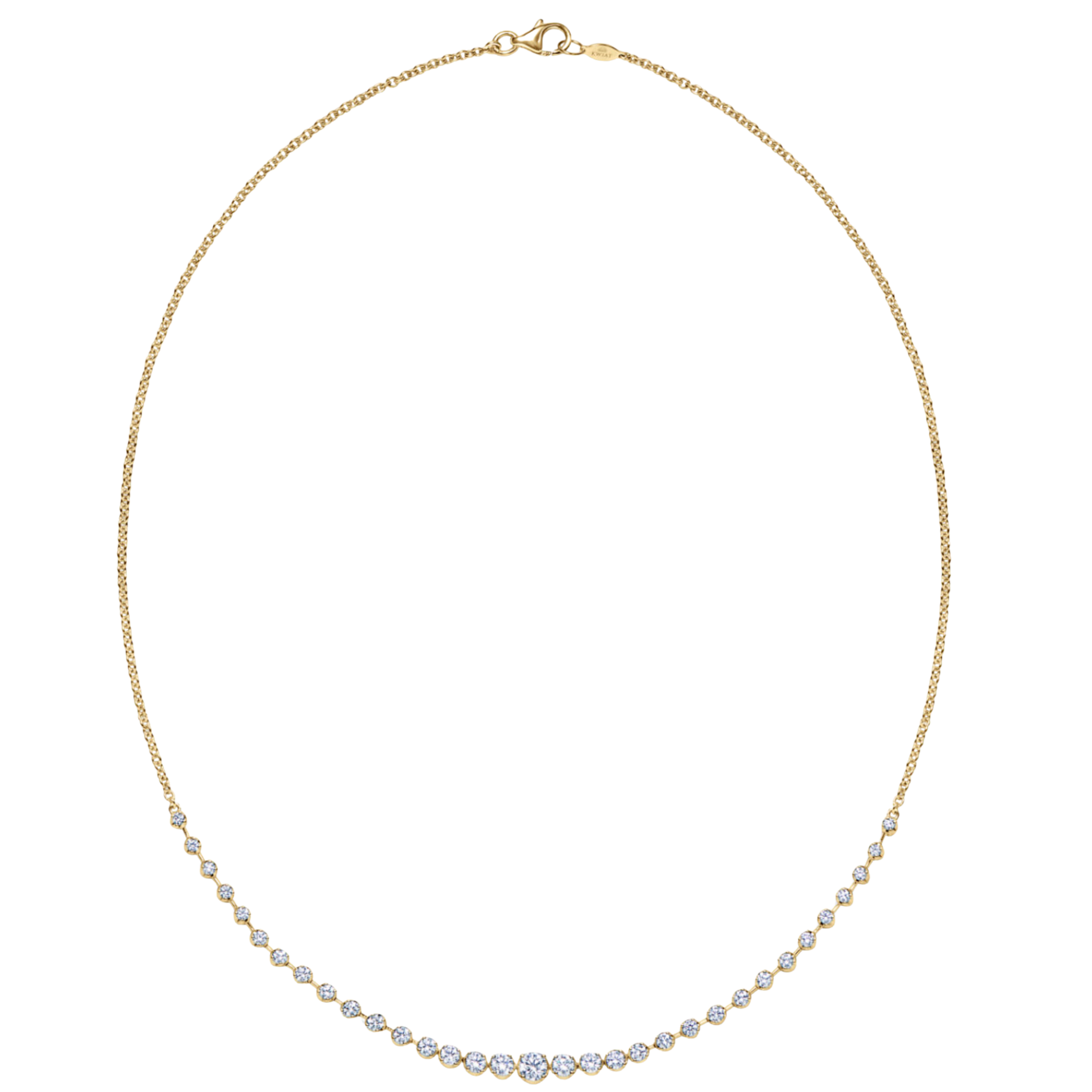 Starry Night Demi Line Necklace with Diamonds