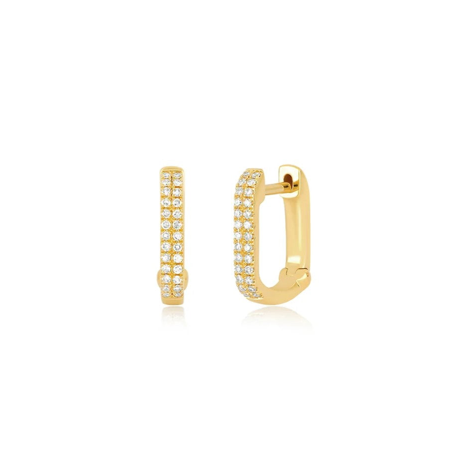 Diamond Lola Huggie Earrings