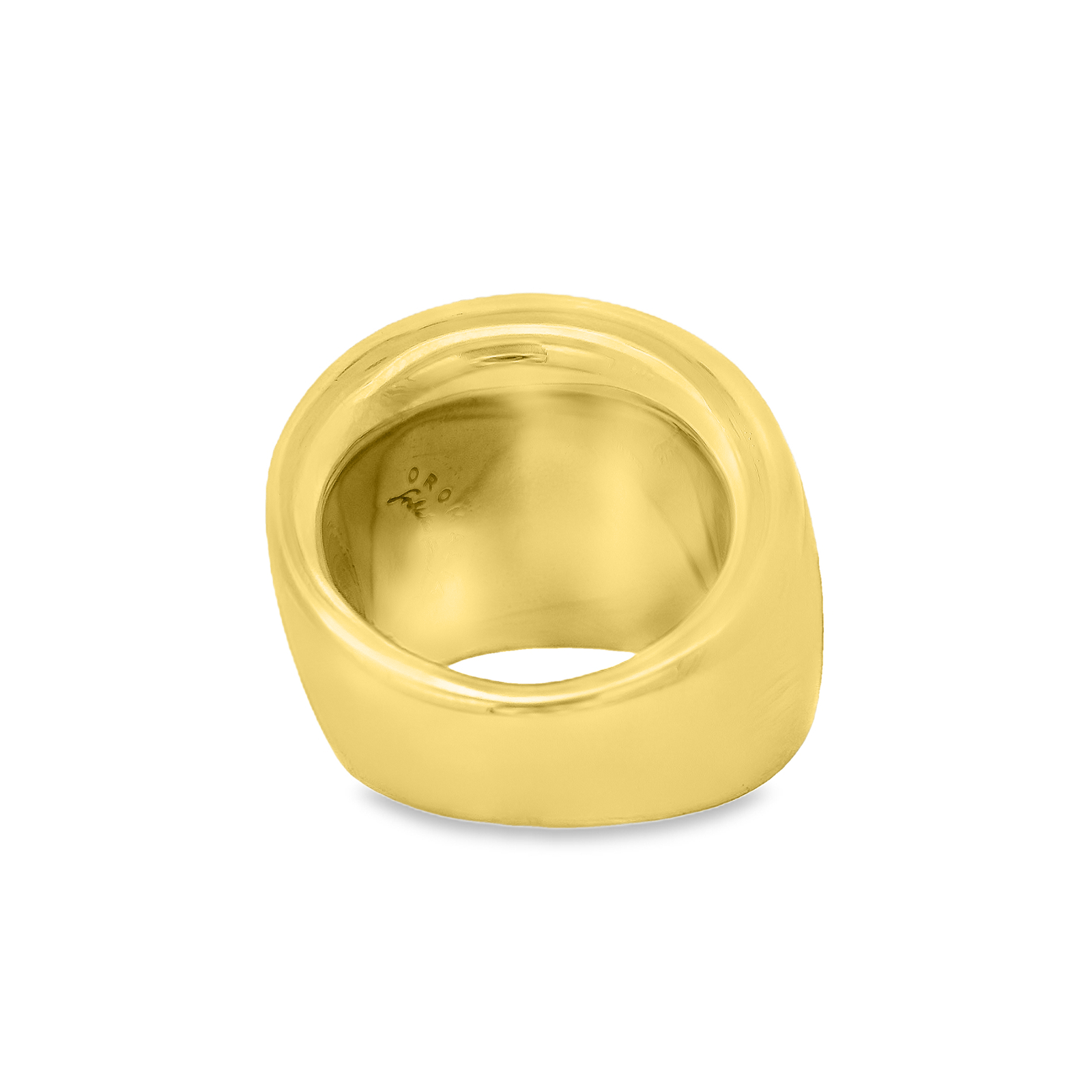 Large Slanted Dome Ring