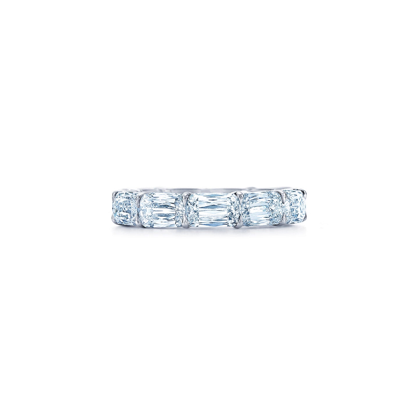 Ashoka Cut Diamond Eternity Band