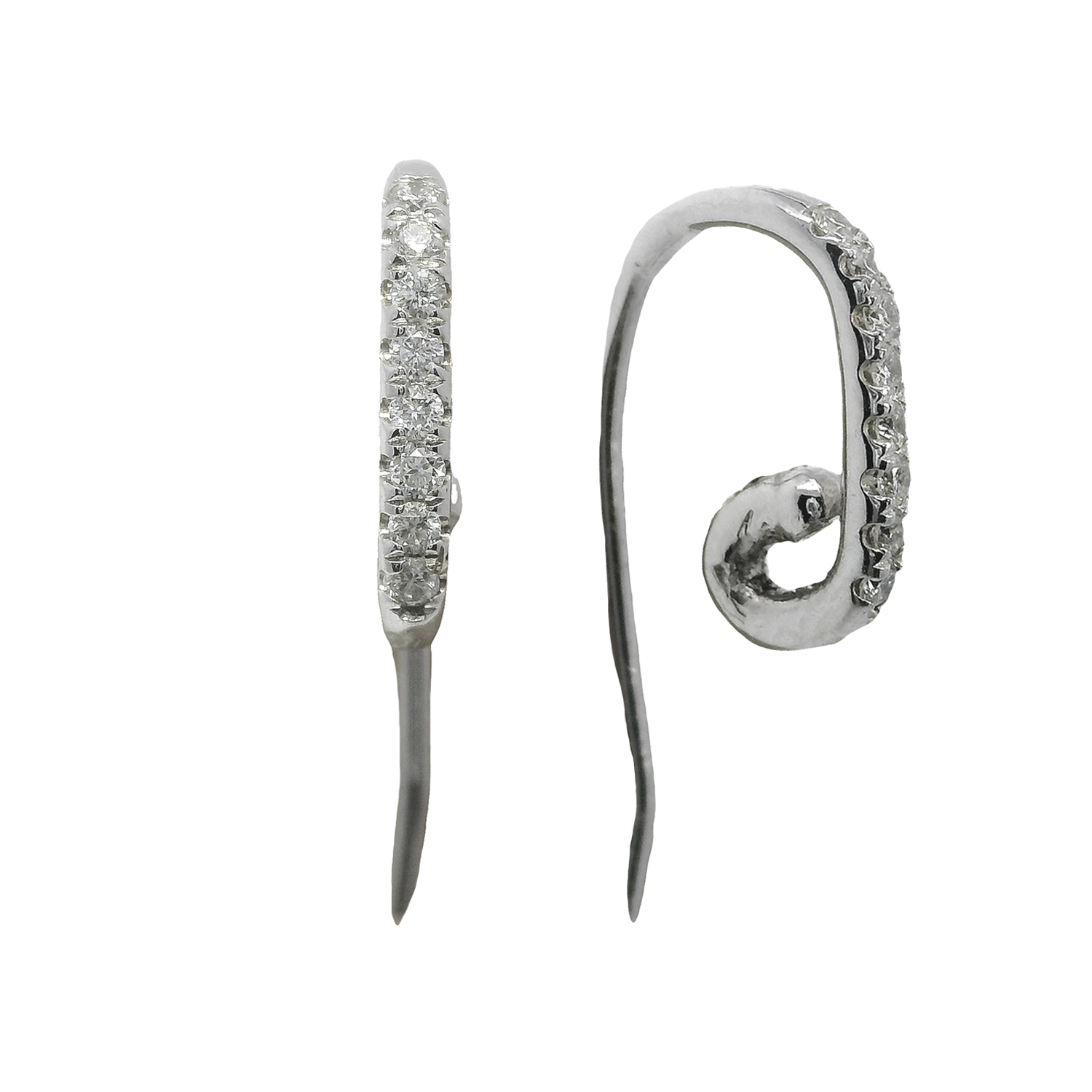 Pavé Diamond Earring