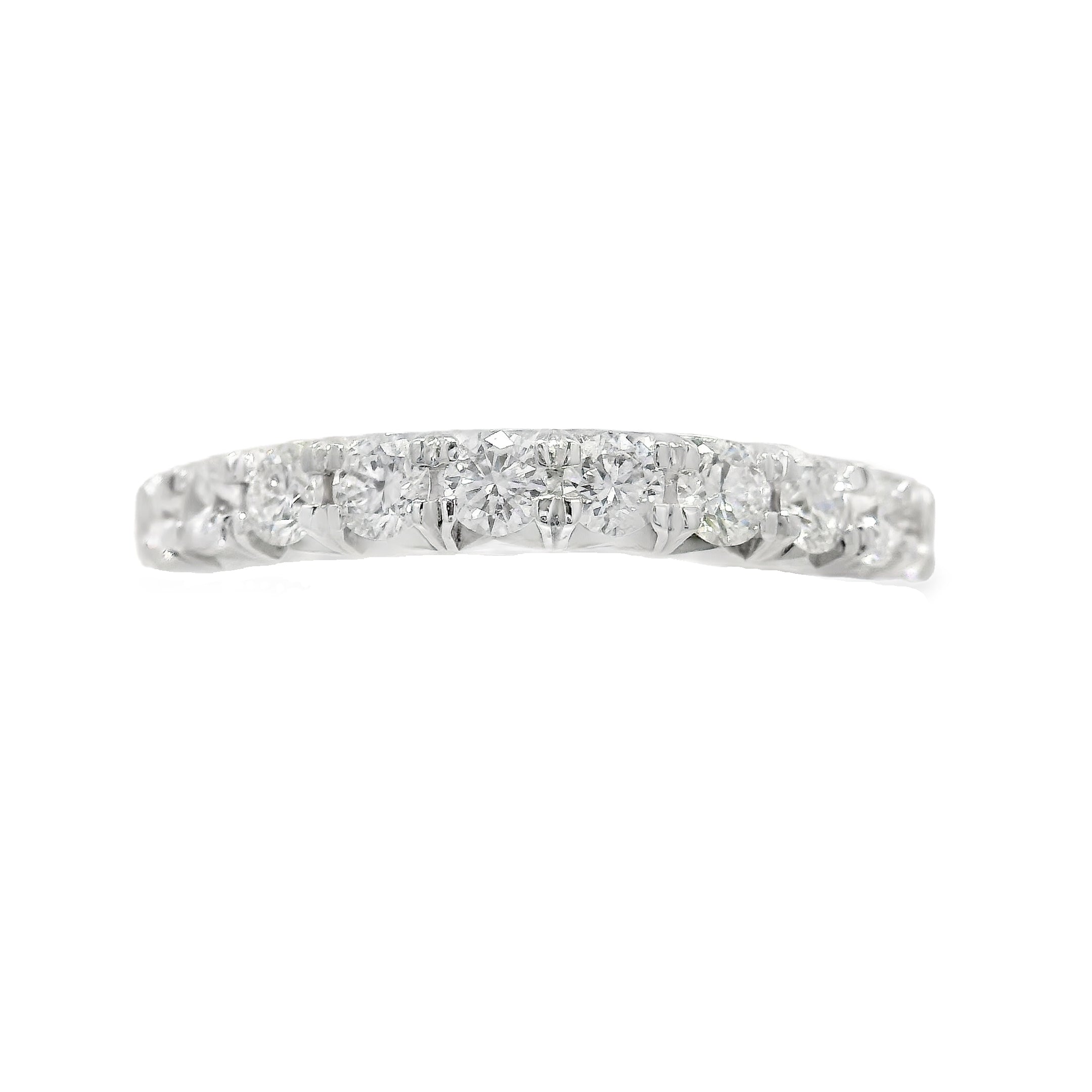 Round Diamond Anniversary Band