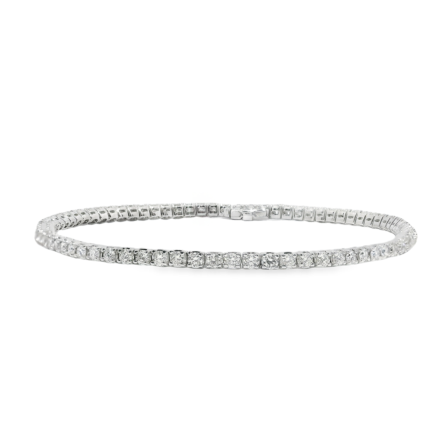 2.09ctw Round Diamond Tennis Bracelet