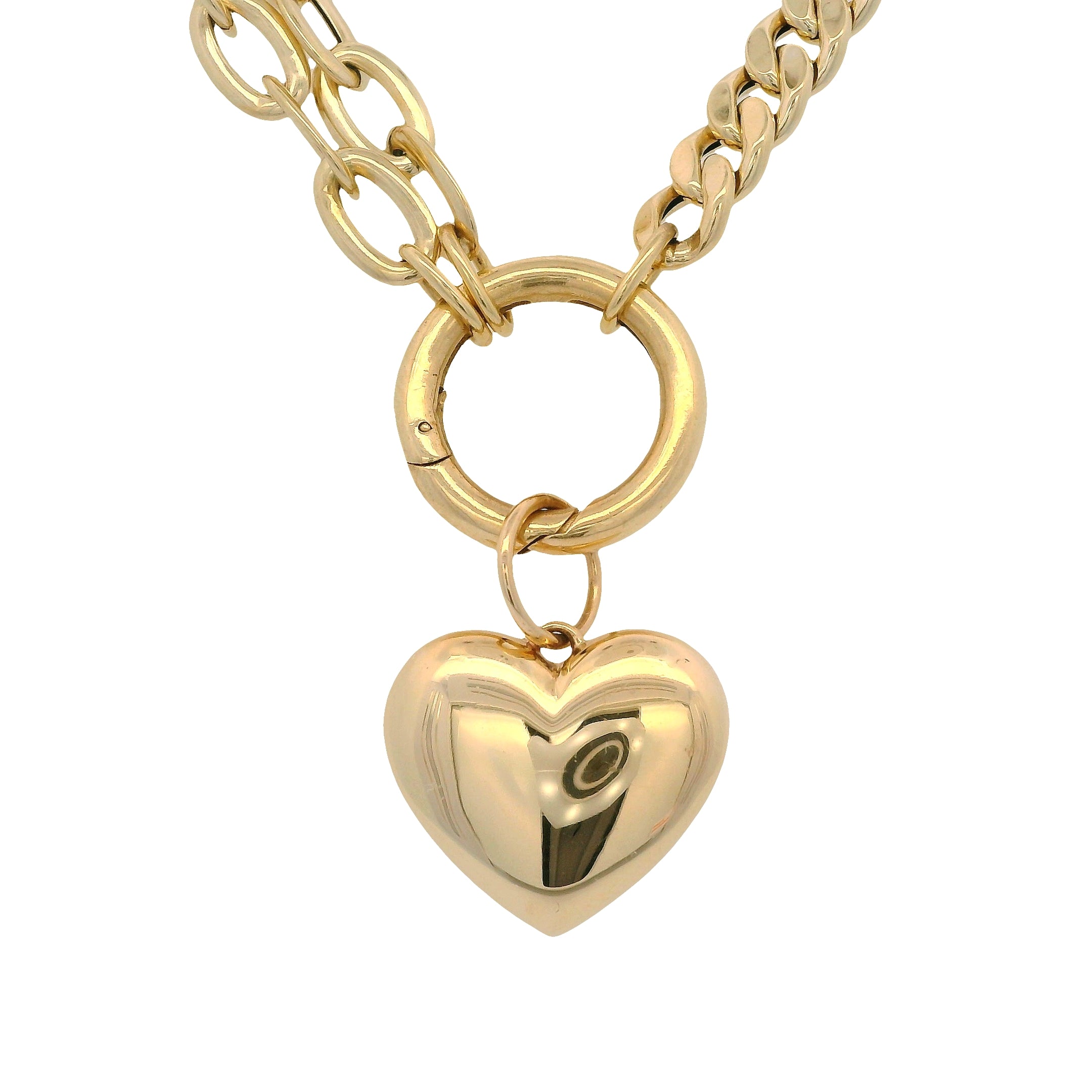 Puffed Heart Charm