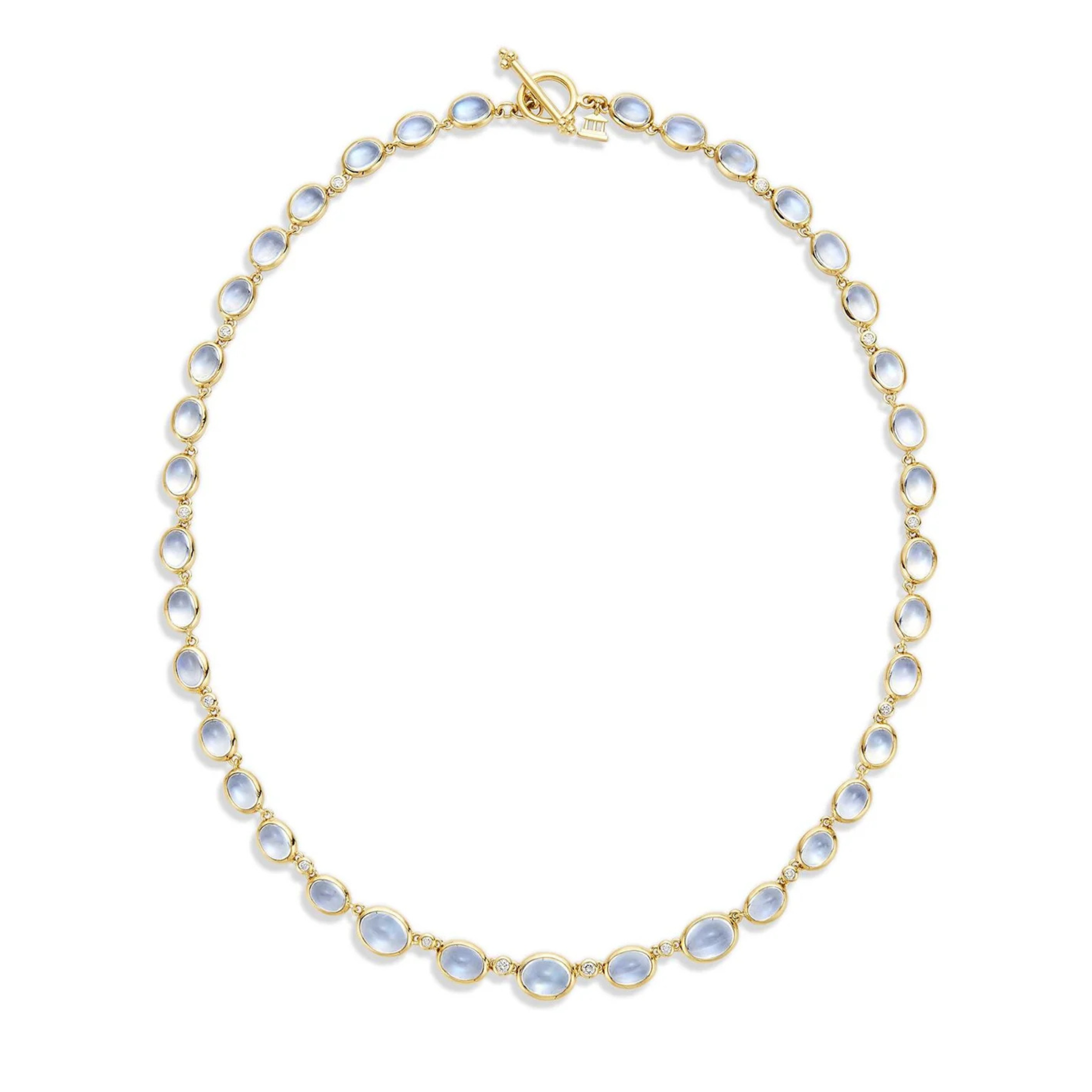 Blue Moon Eternity Necklace