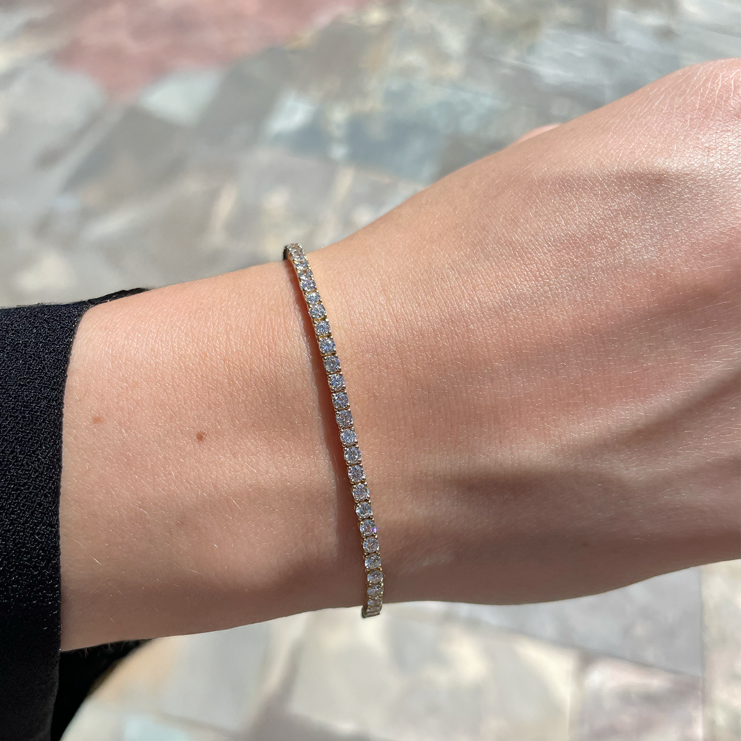 3.05ctw Round Diamond Tennis Bracelet