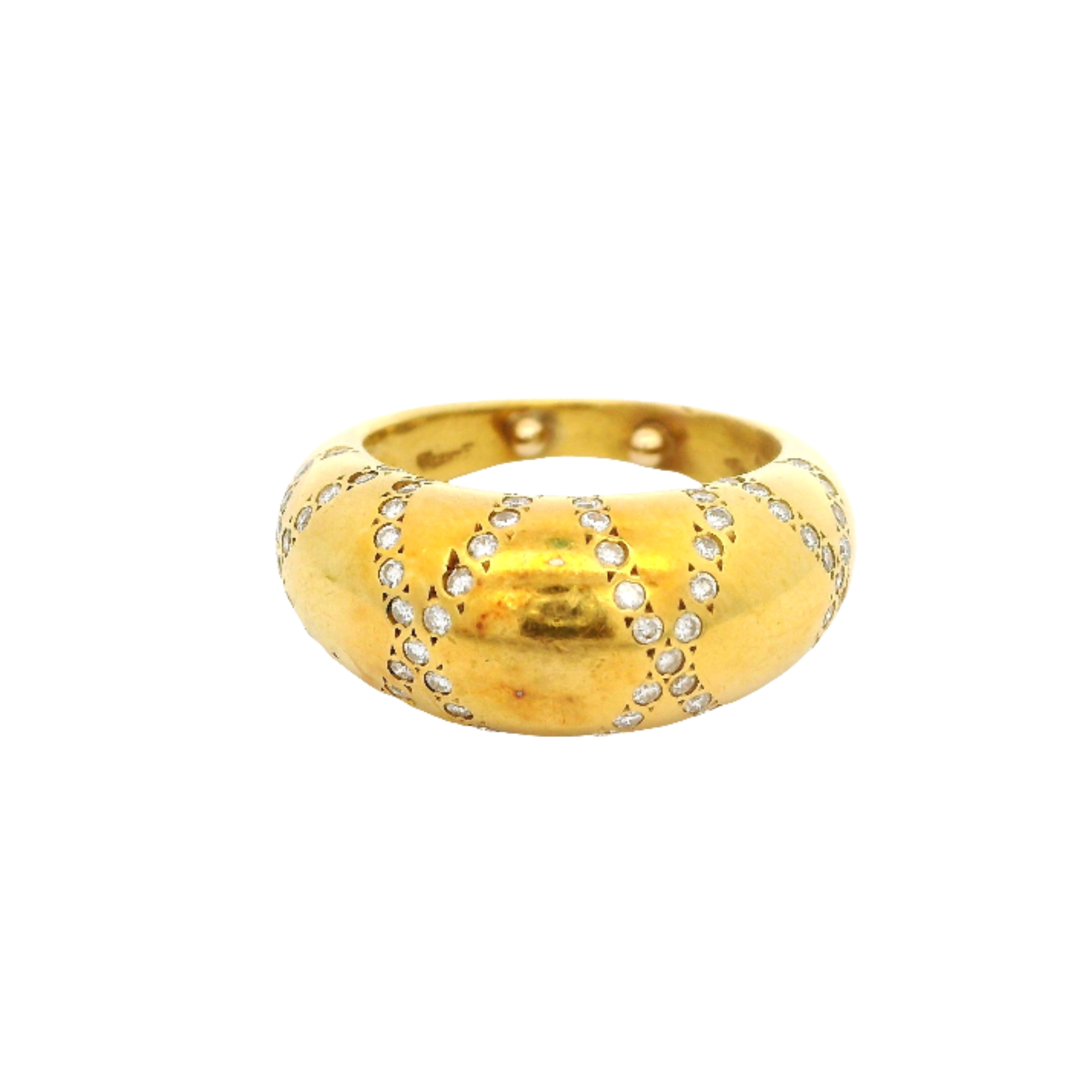 Vintage Pavé Diamond Dome Ring