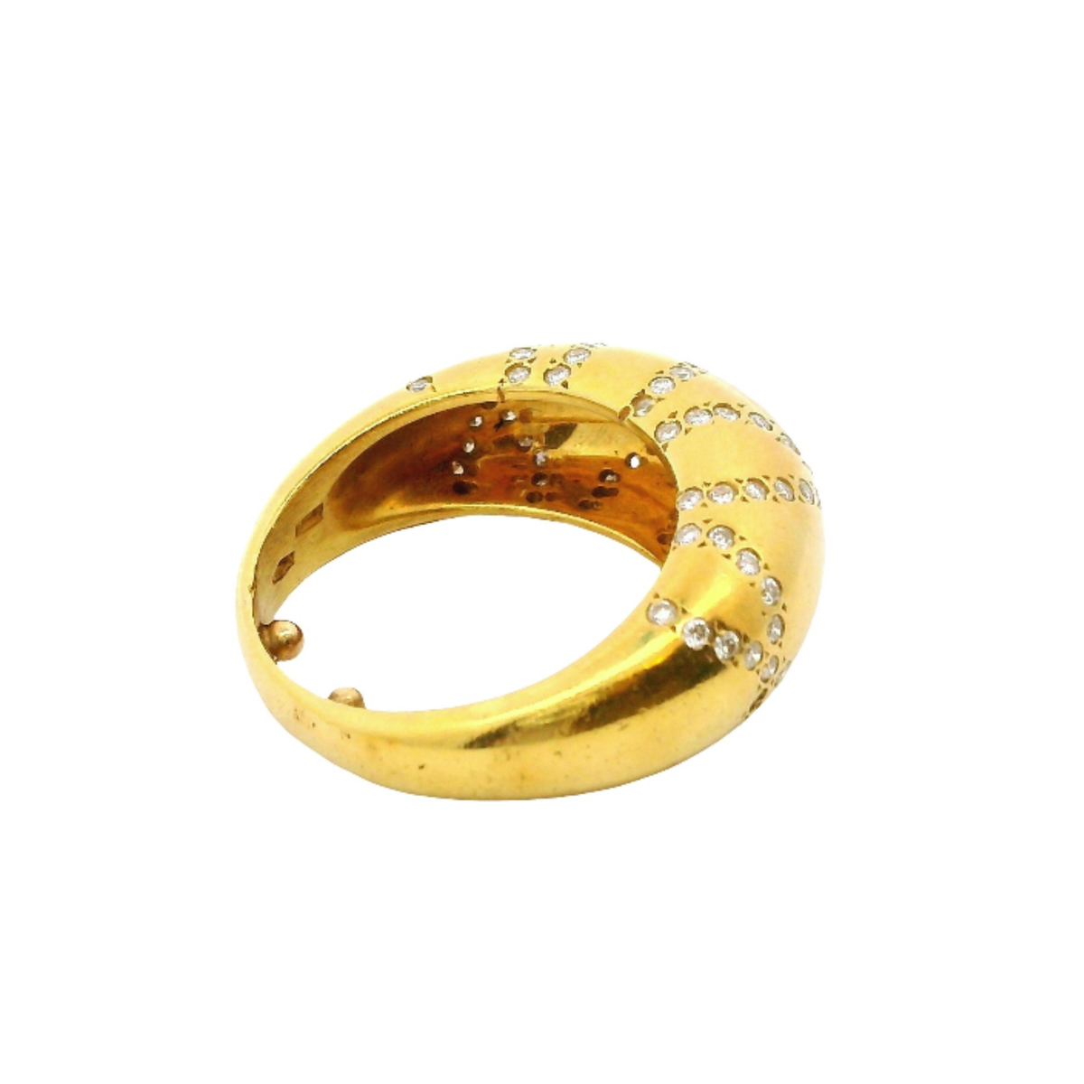 Vintage Pavé Diamond Dome Ring