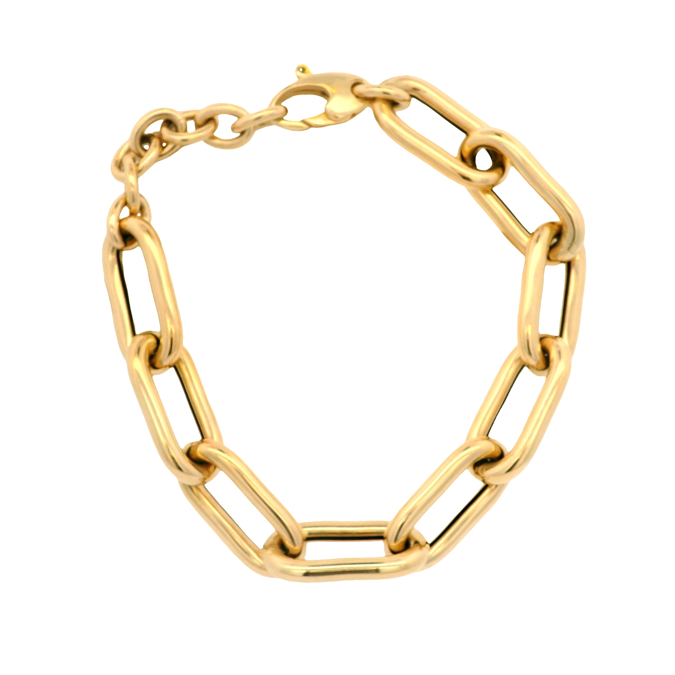 Elongated Oval Link Bracelet