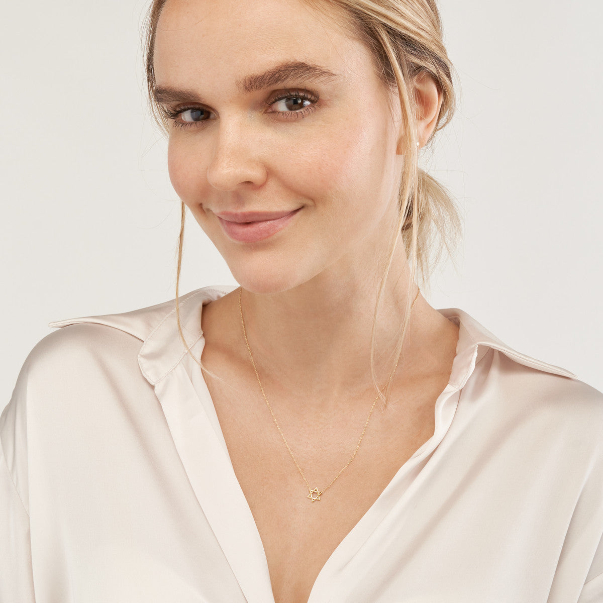 Mini Star of David Necklace
