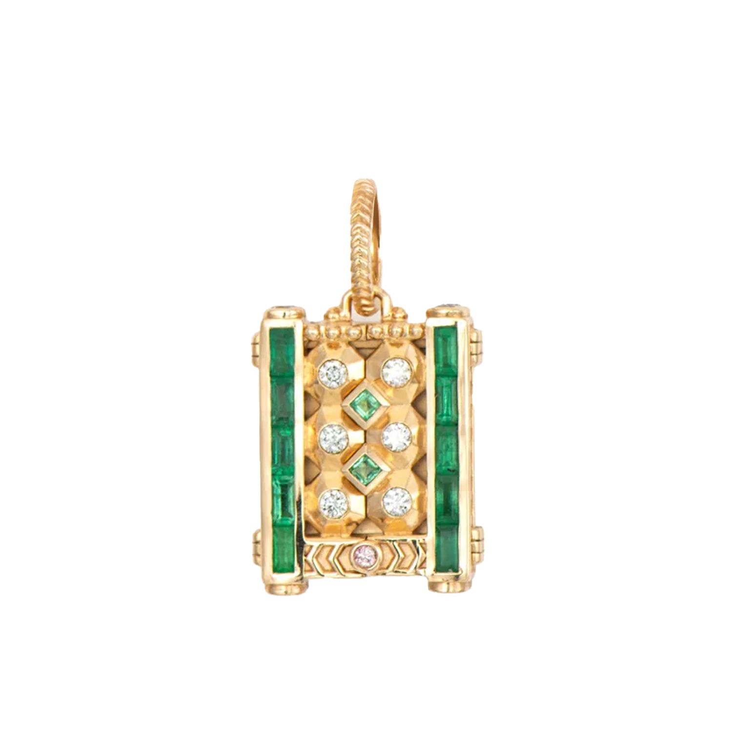Ancient Balinese Emerald Door Pendant