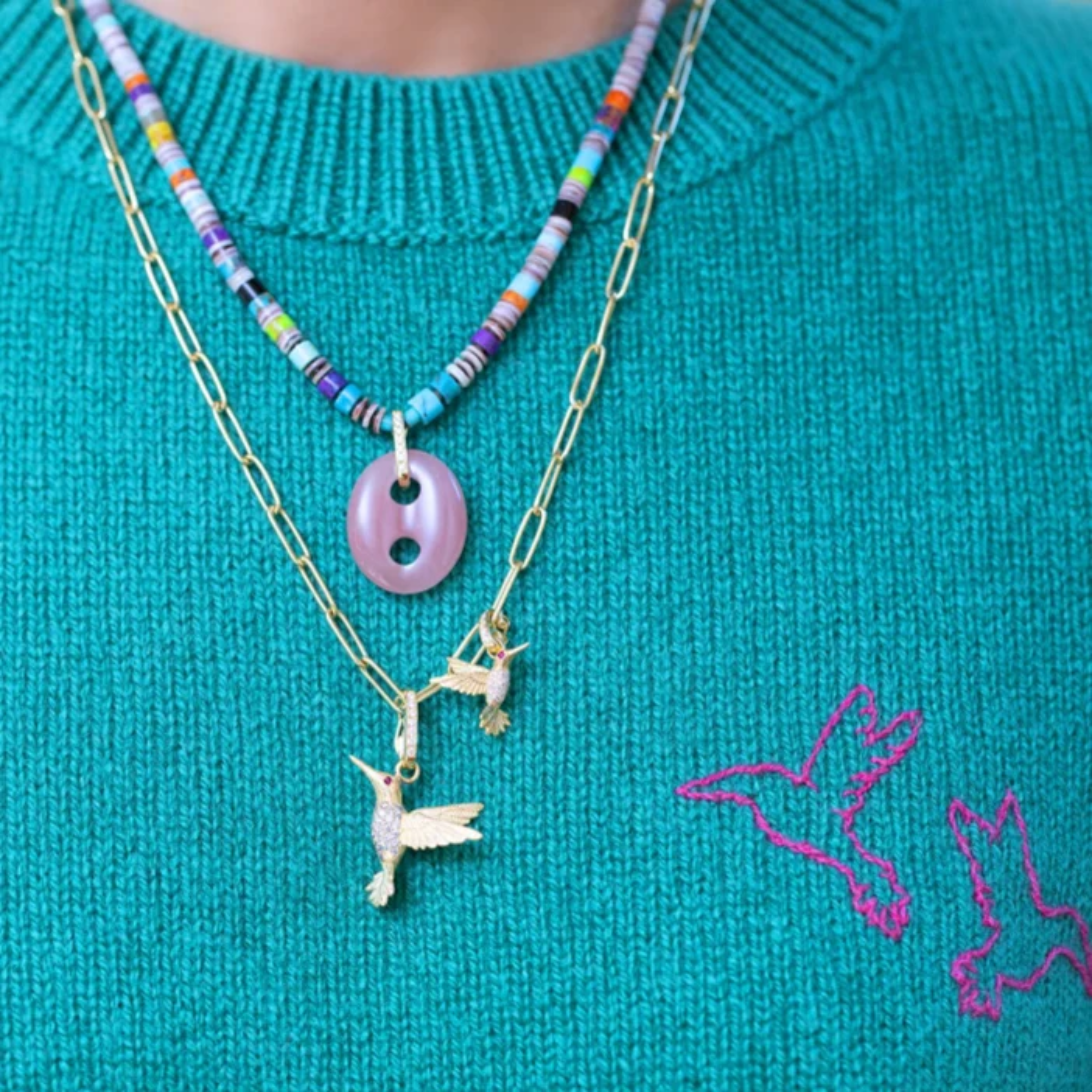 Hummingbird Charm