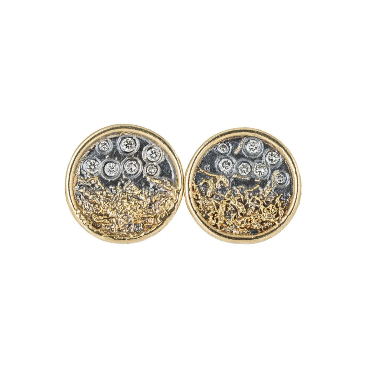 Traveler's Coin Stud Earrings