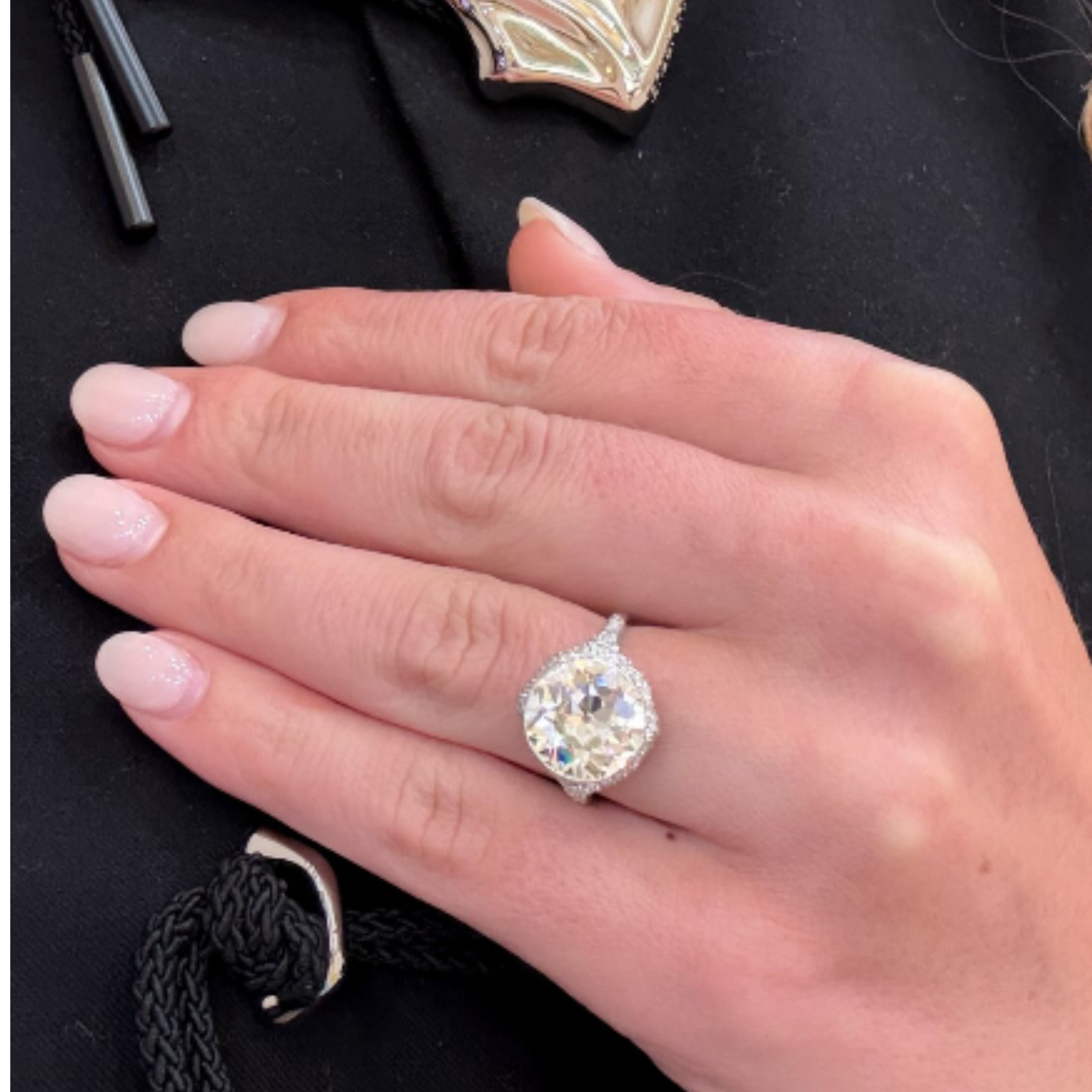 Old European Cut Diamond Ring