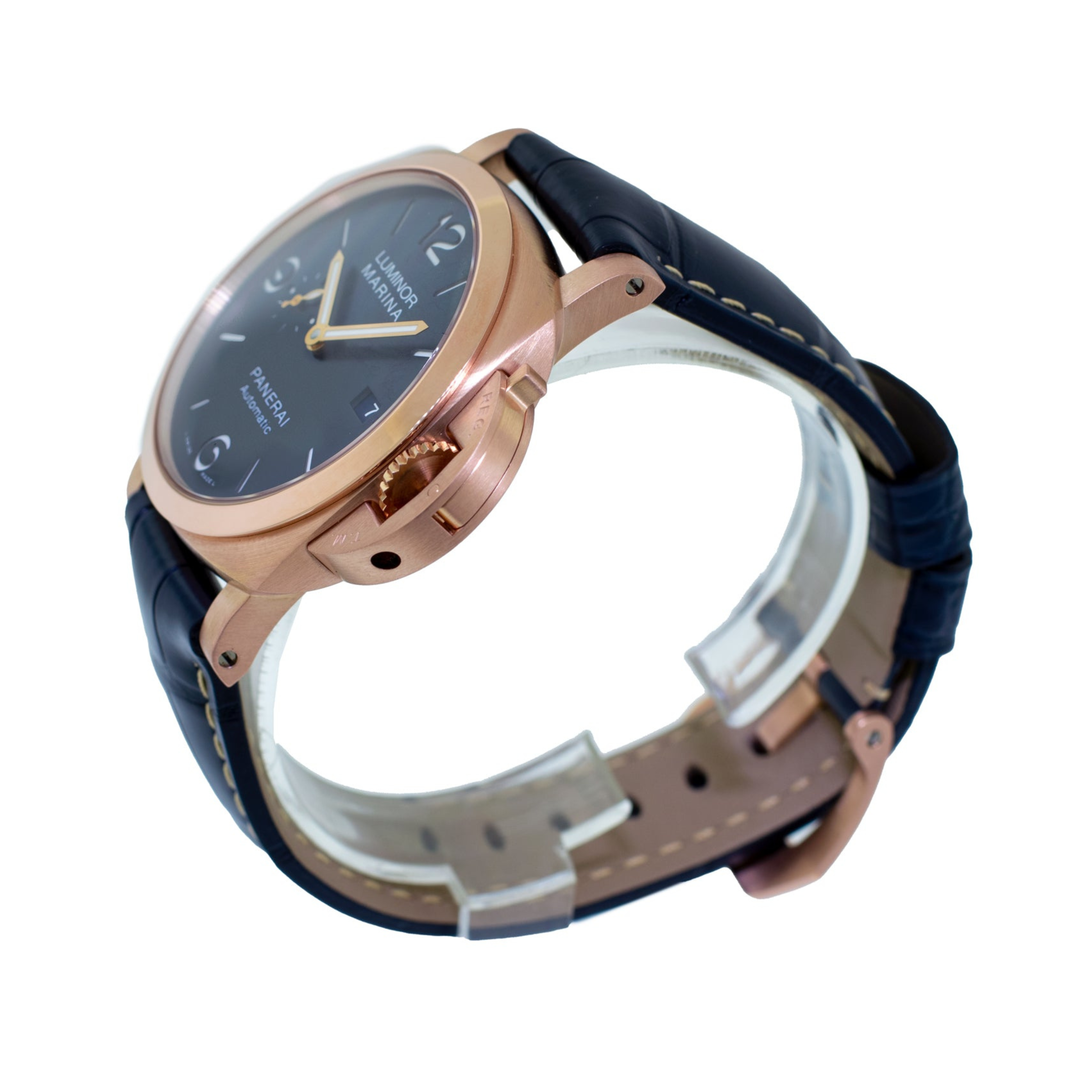 Panerai Luminor Marina 44MM 18K Rose Gold Watch (PAM01112)