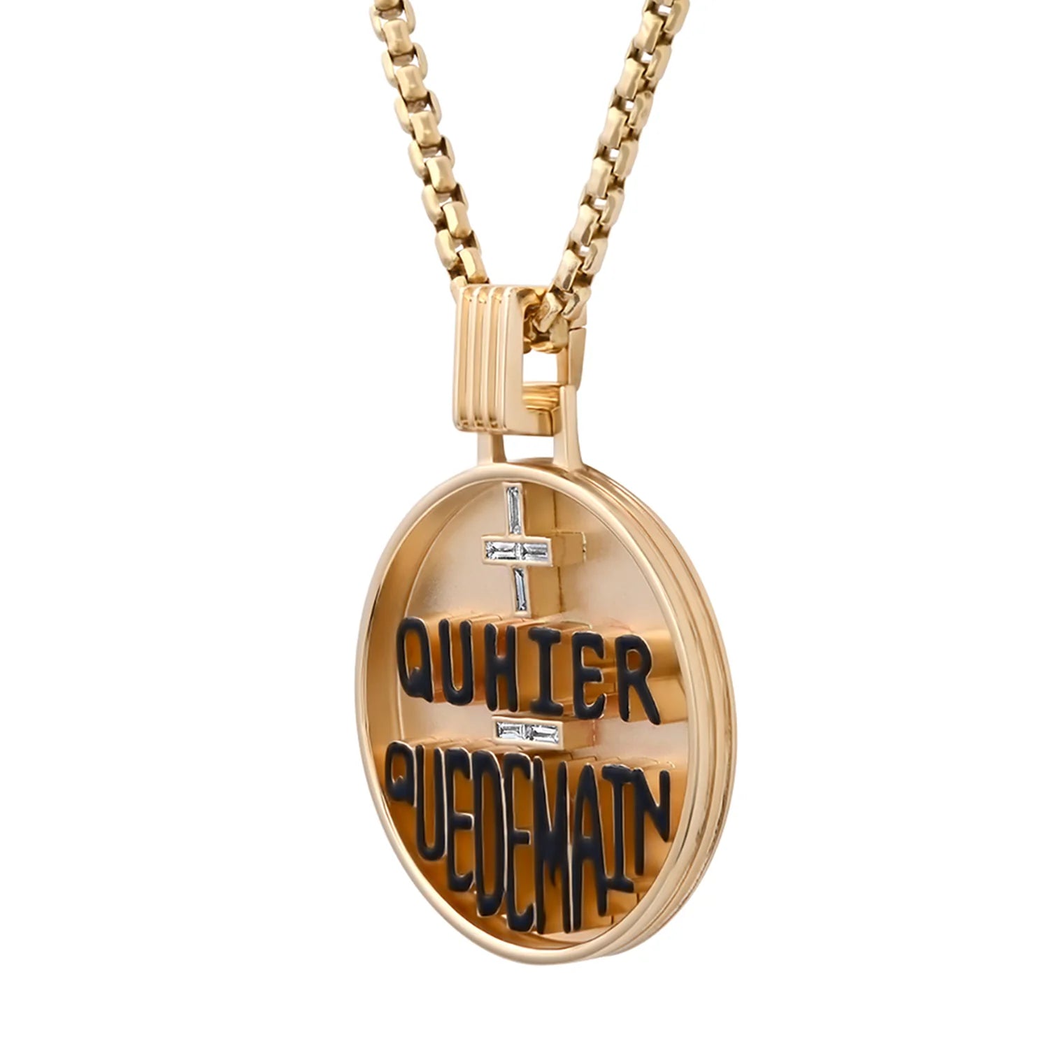 Grandsize +Qu'hier -Que Demain Necklace