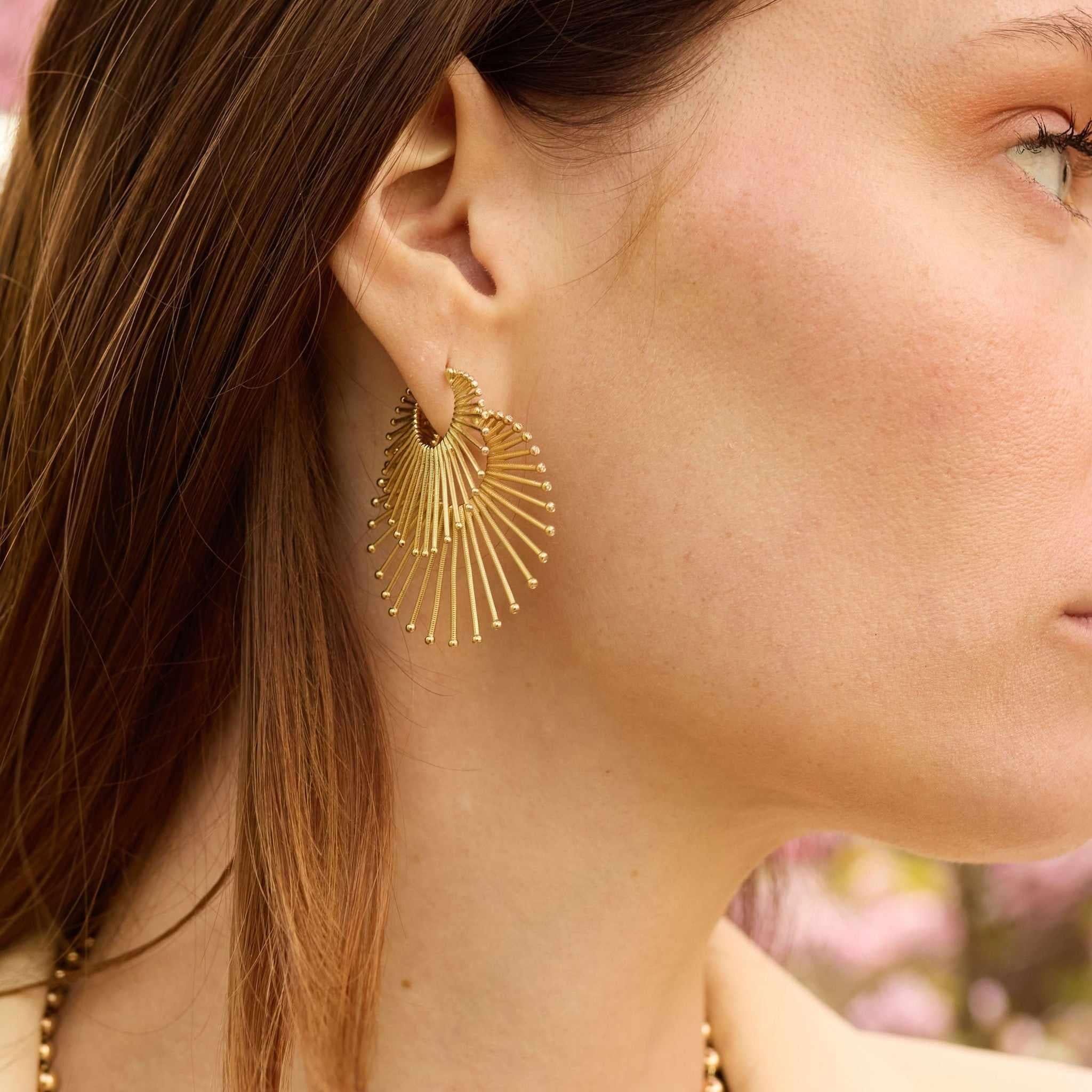 Small Roar Lion Hoops