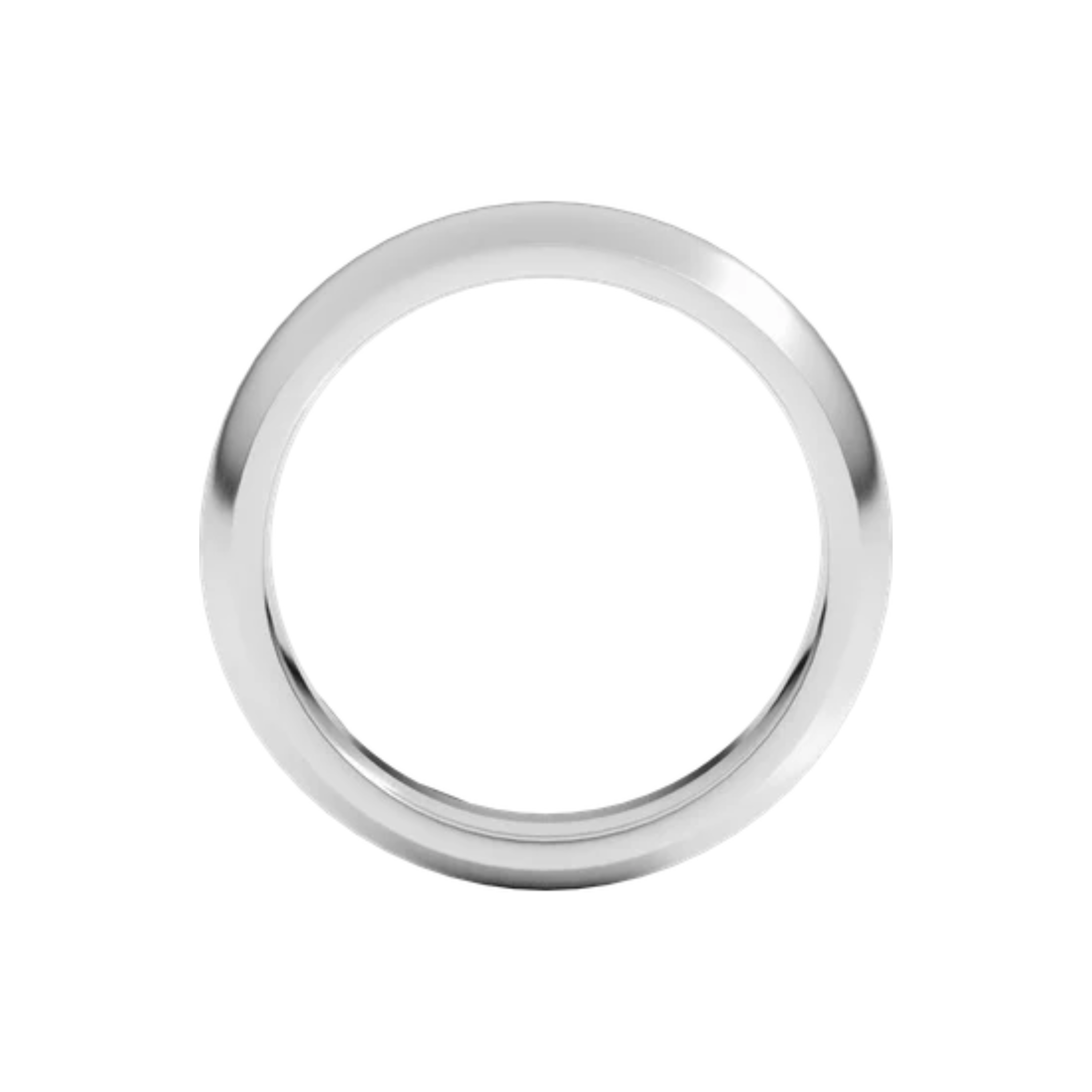 5mm Comfort Fit Standard Weight Half Round Band with Silk Finish