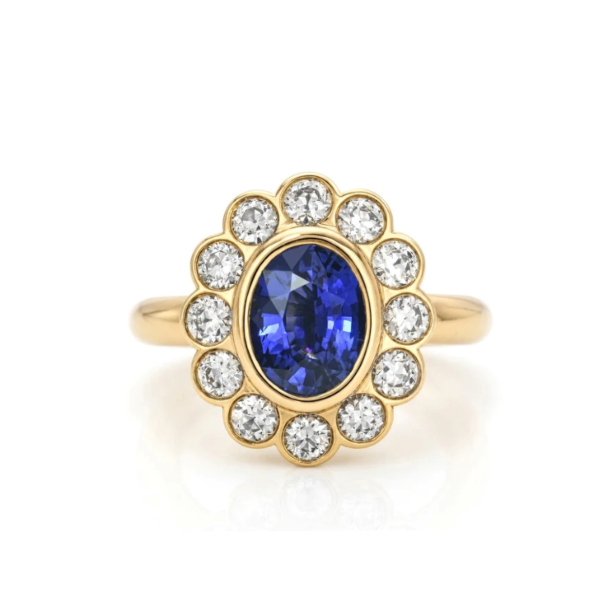 Lilibet Sapphire and Diamond Ring